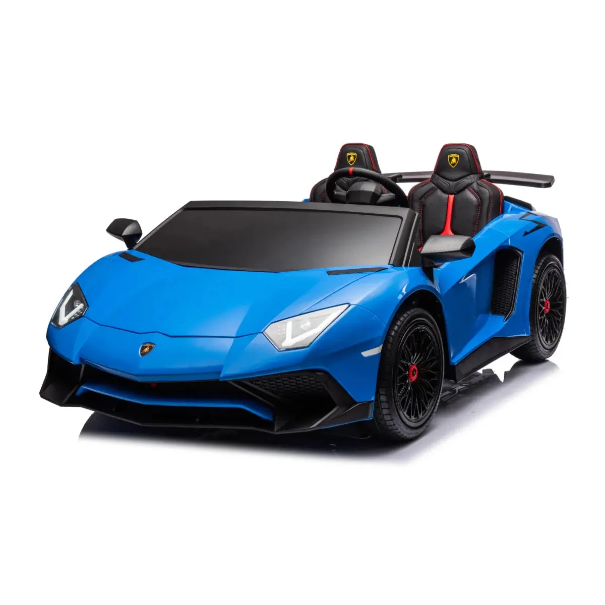 24V Lamborghini Aventador 2 Seater Ride On Car for Kids: Advanced Brushless Motor & Differential for High-Octane Fun - Image 2