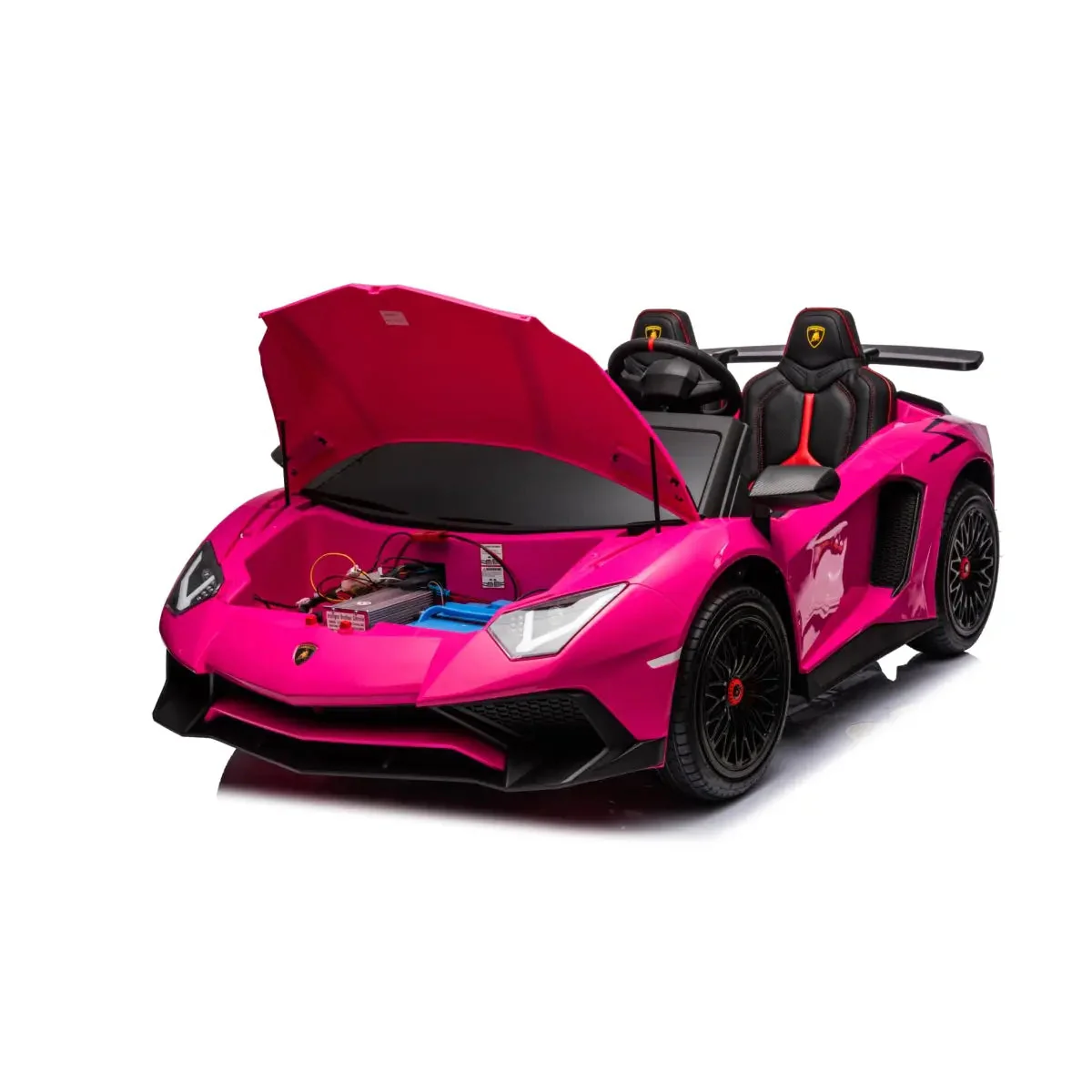 24V Lamborghini Aventador 2 Seater Ride On Car for Kids: Advanced Brushless Motor & Differential for High-Octane Fun - Image 24