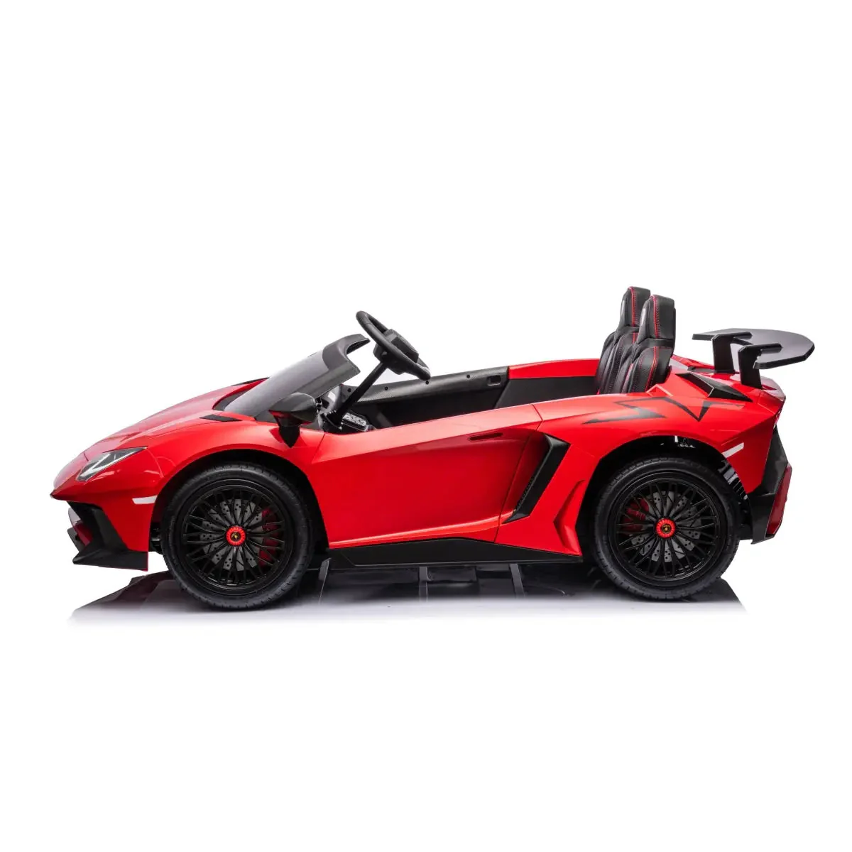 24V Lamborghini Aventador 2 Seater Ride On Car for Kids: Advanced Brushless Motor & Differential for High-Octane Fun - Image 34