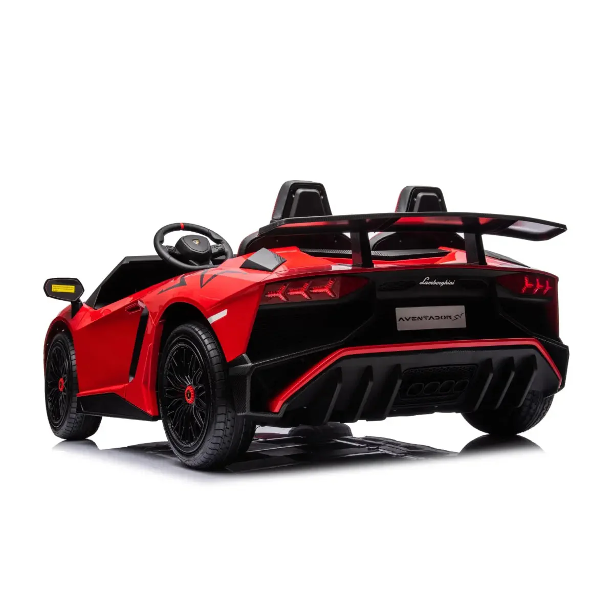 24V Lamborghini Aventador 2 Seater Ride On Car for Kids: Advanced Brushless Motor & Differential for High-Octane Fun - Image 38