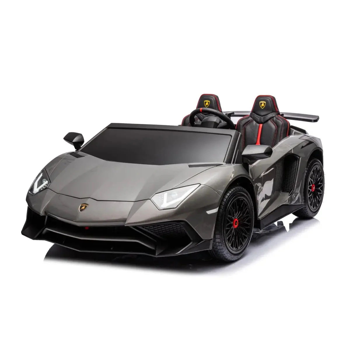 24V Lamborghini Aventador 2 Seater Ride On Car for Kids: Advanced Brushless Motor & Differential for High-Octane Fun - Image 43