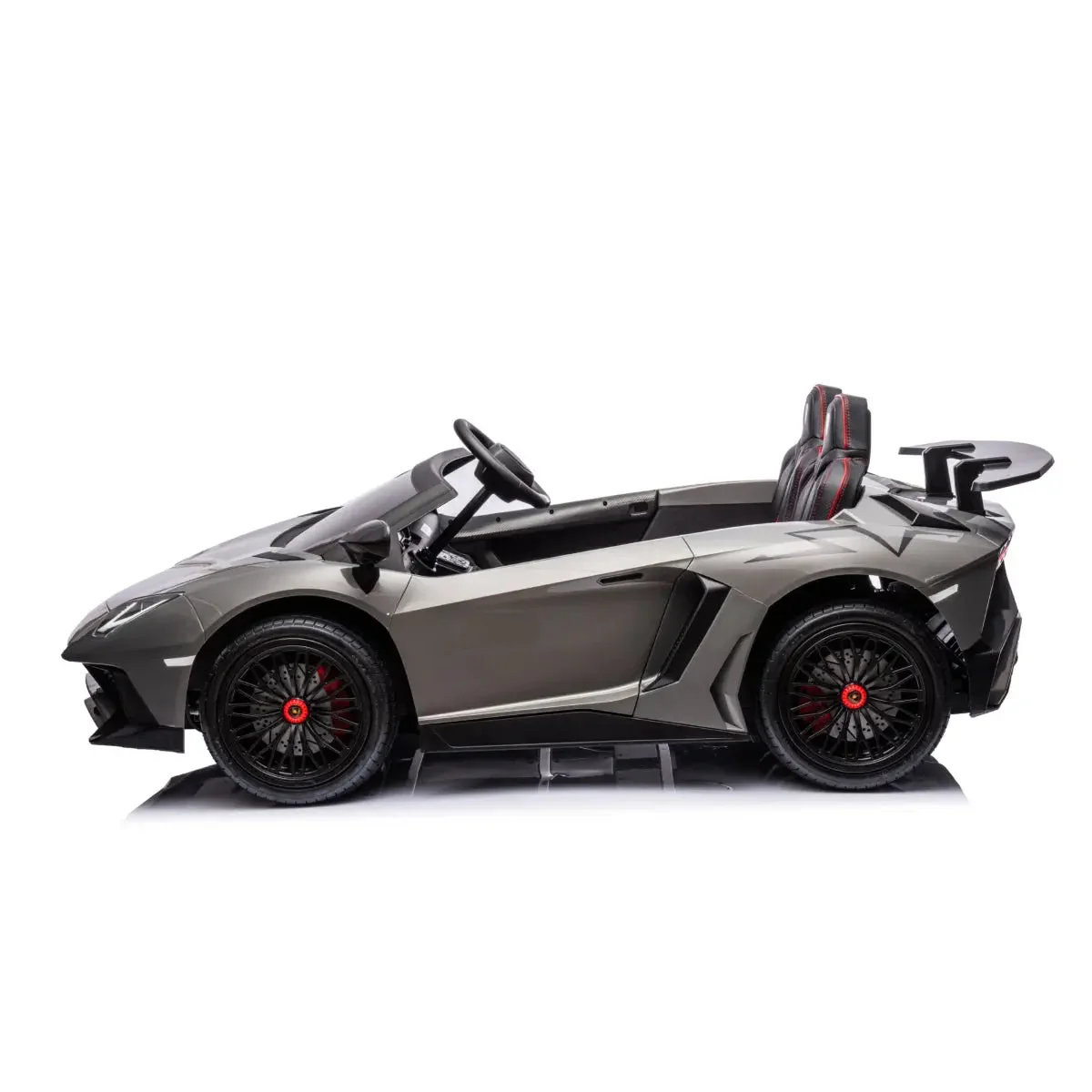 24V Lamborghini Aventador 2 Seater Ride On Car for Kids: Advanced Brushless Motor & Differential for High-Octane Fun - Image 44
