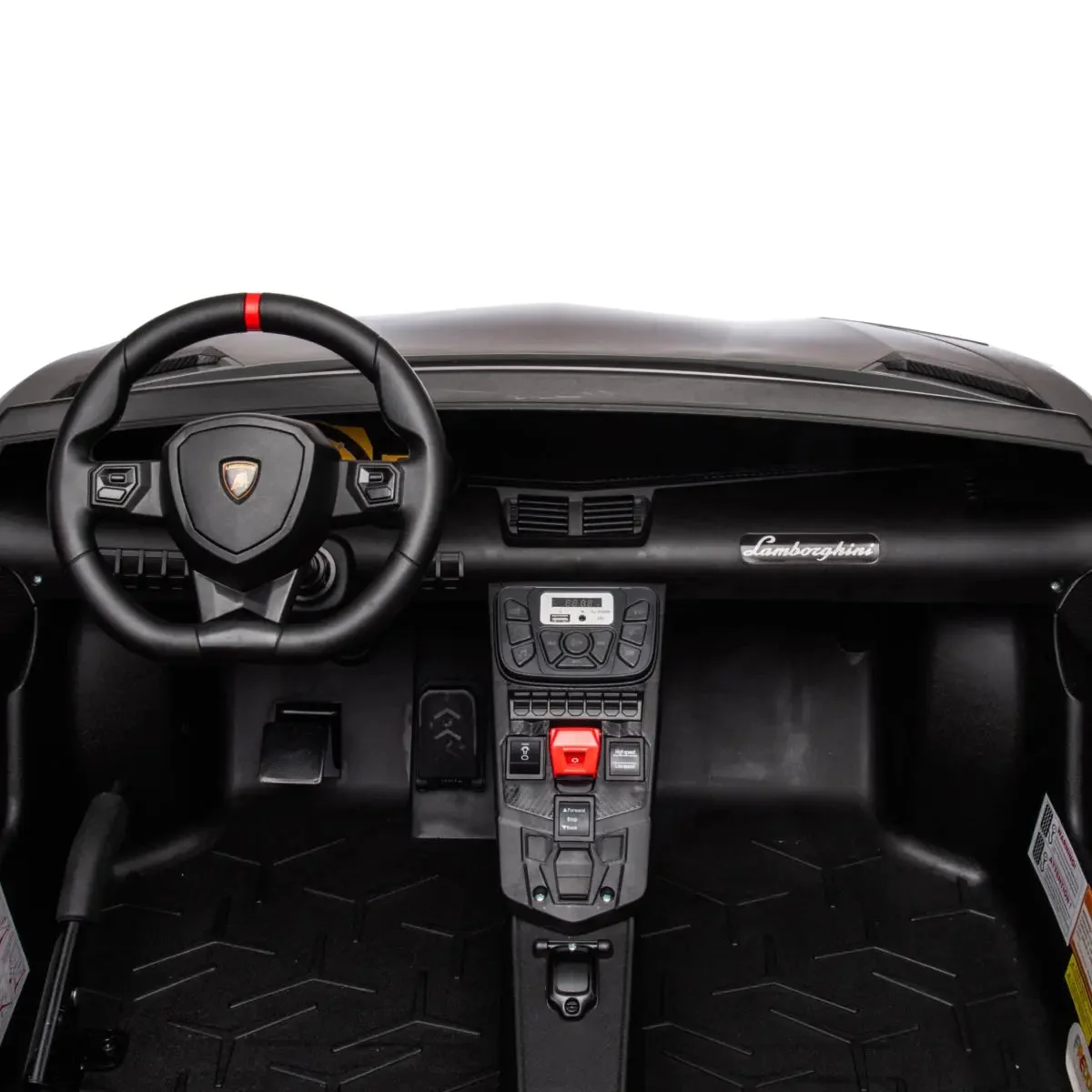 24V Lamborghini Aventador 2 Seater Ride On Car for Kids: Advanced Brushless Motor & Differential for High-Octane Fun - Image 49