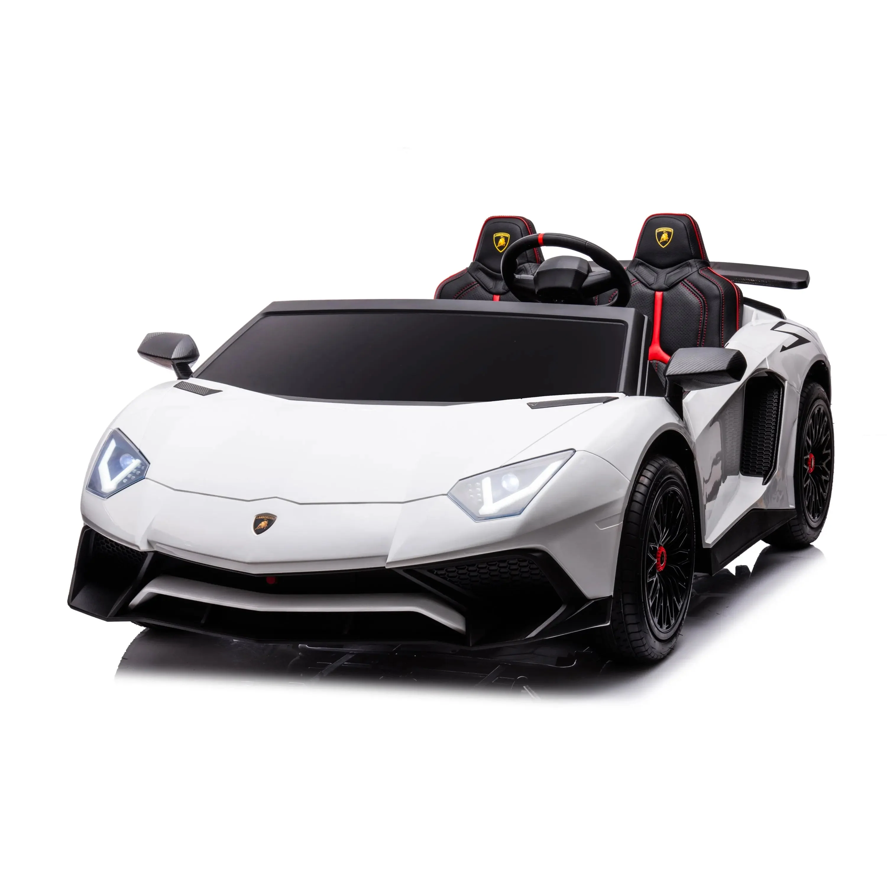 24V Lamborghini Aventador 2 Seater Ride On Car for Kids: Advanced Brushless Motor & Differential for High-Octane Fun - Image 68