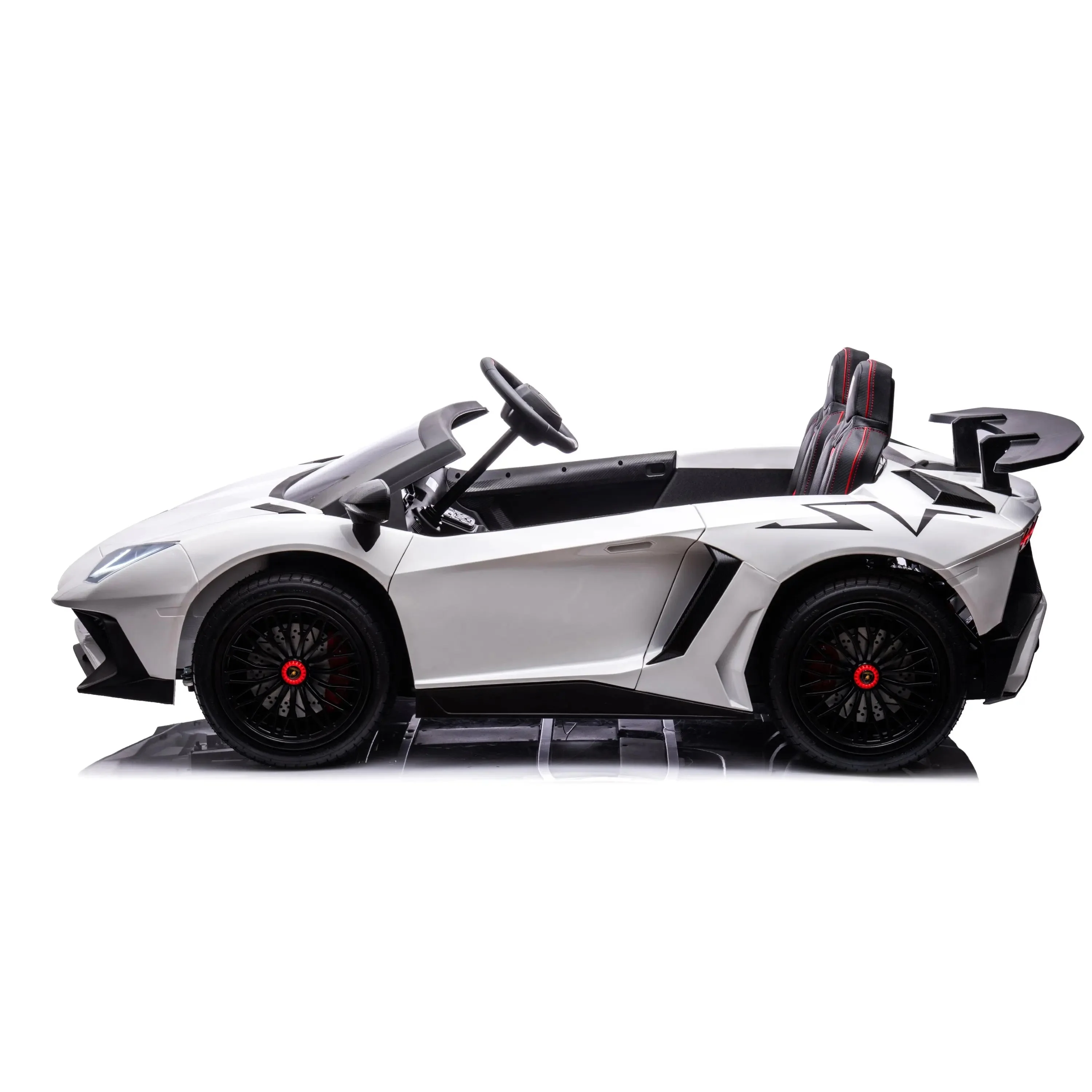 24V Lamborghini Aventador 2 Seater Ride On Car for Kids: Advanced Brushless Motor & Differential for High-Octane Fun - Image 69