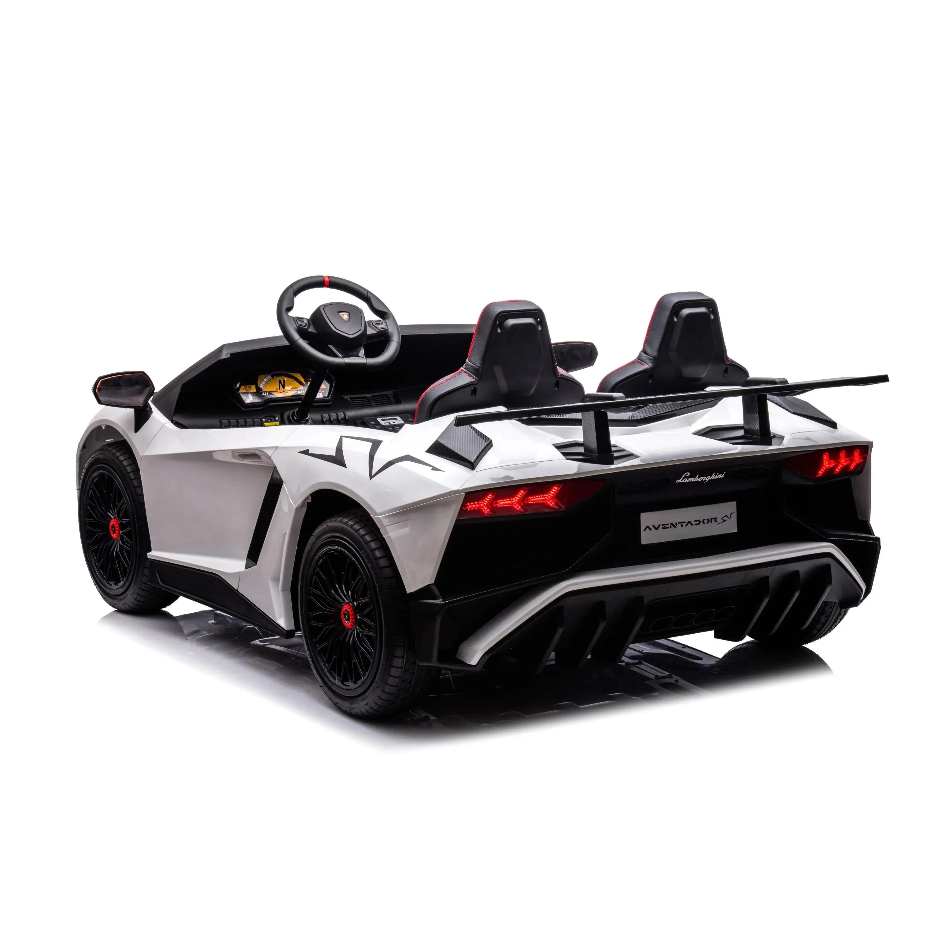24V Lamborghini Aventador 2 Seater Ride On Car for Kids: Advanced Brushless Motor & Differential for High-Octane Fun - Image 72