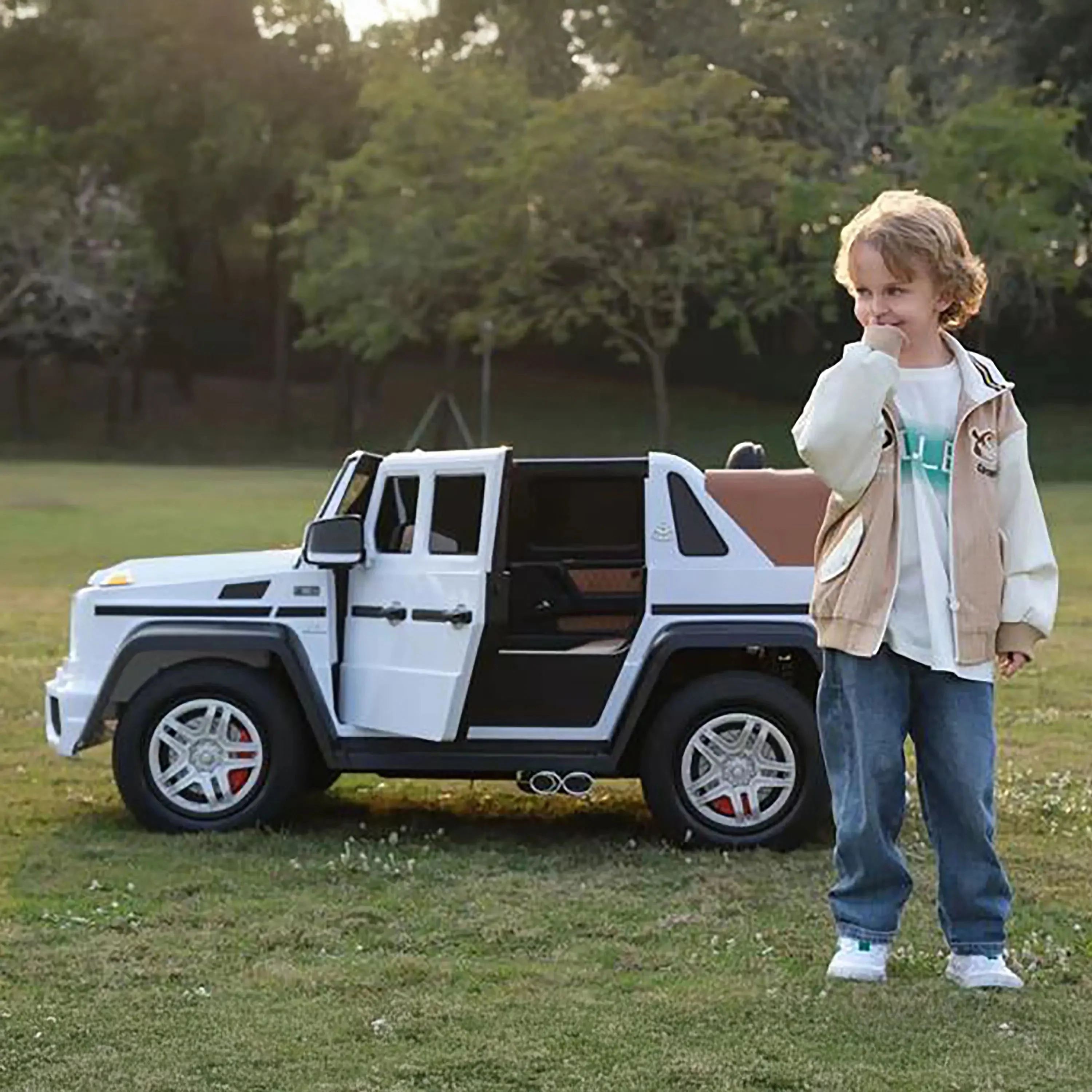 24V Mercedes Maybach G650 Brushless Motor Ride-on - Image 4