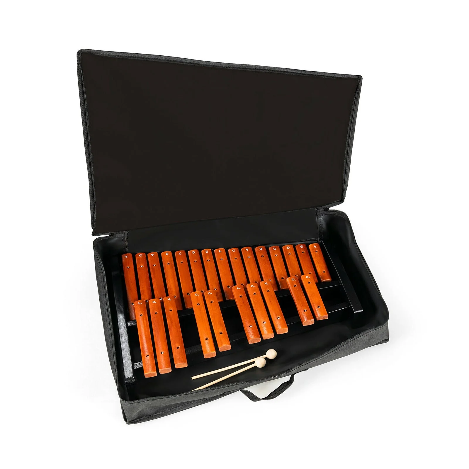 25 Notes Xylophone Wooden Percussion Educational Instrument with 2 Mallets - Image 3
