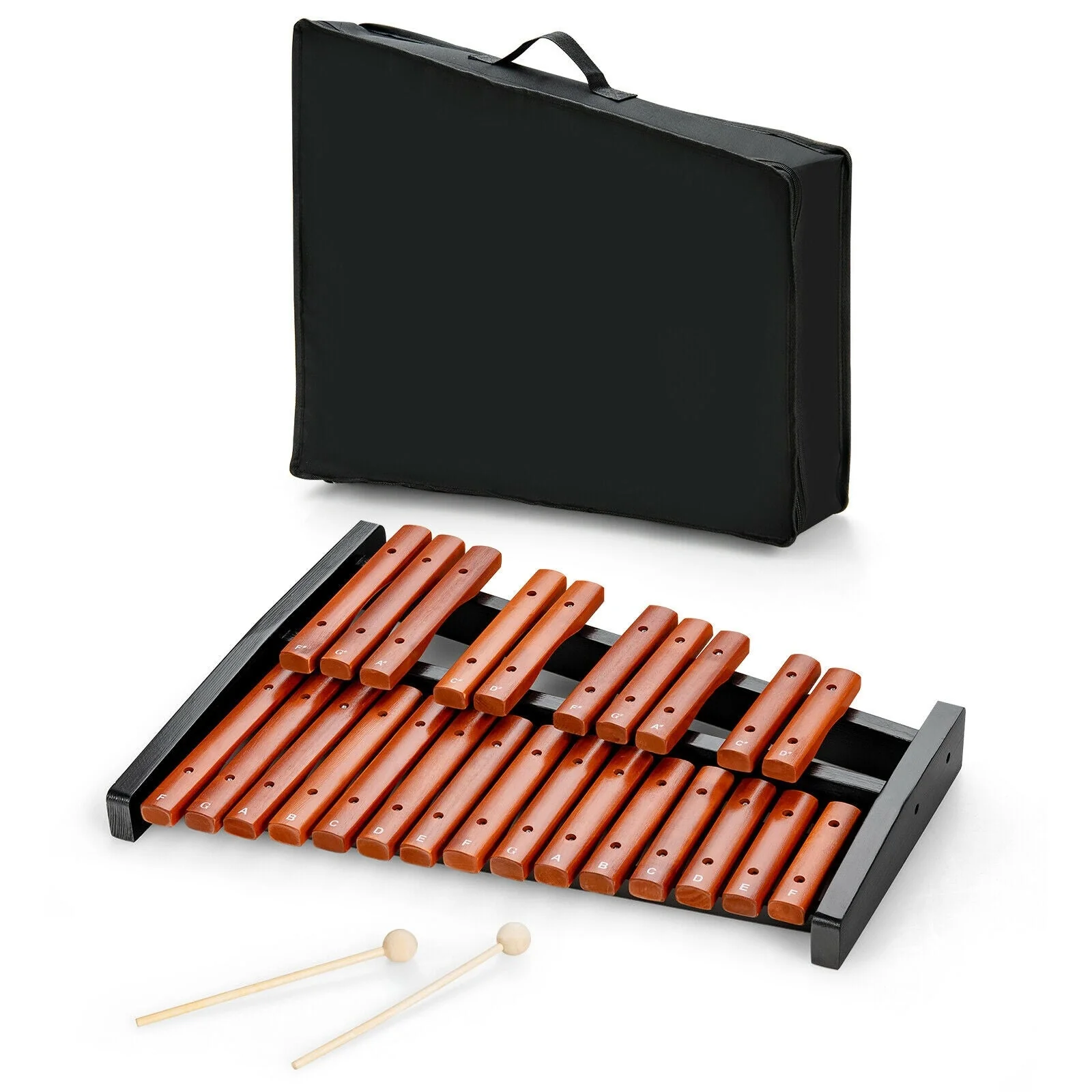 25 Notes Xylophone Wooden Percussion Educational Instrument with 2 Mallets - Image 7