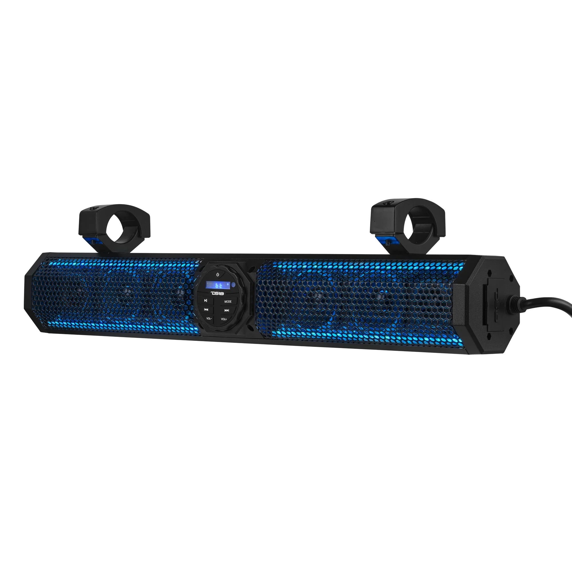 26" Marine Amplified Soundbar with Bluetooth USB & RGB Lighting 6 Speakers 600 Watts - Image 3