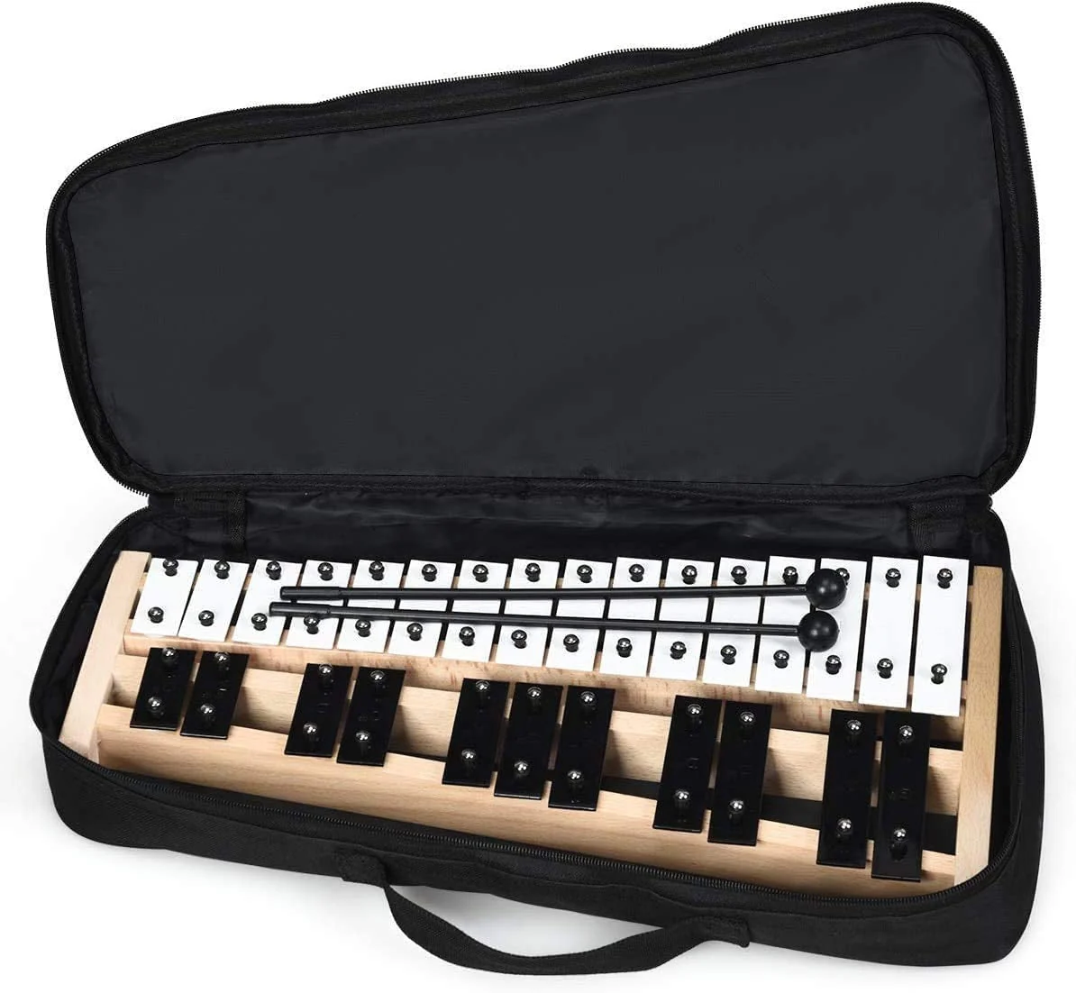 27 Note Glockenspiel Xylophone with 2 Rubber Mallets - Image 3