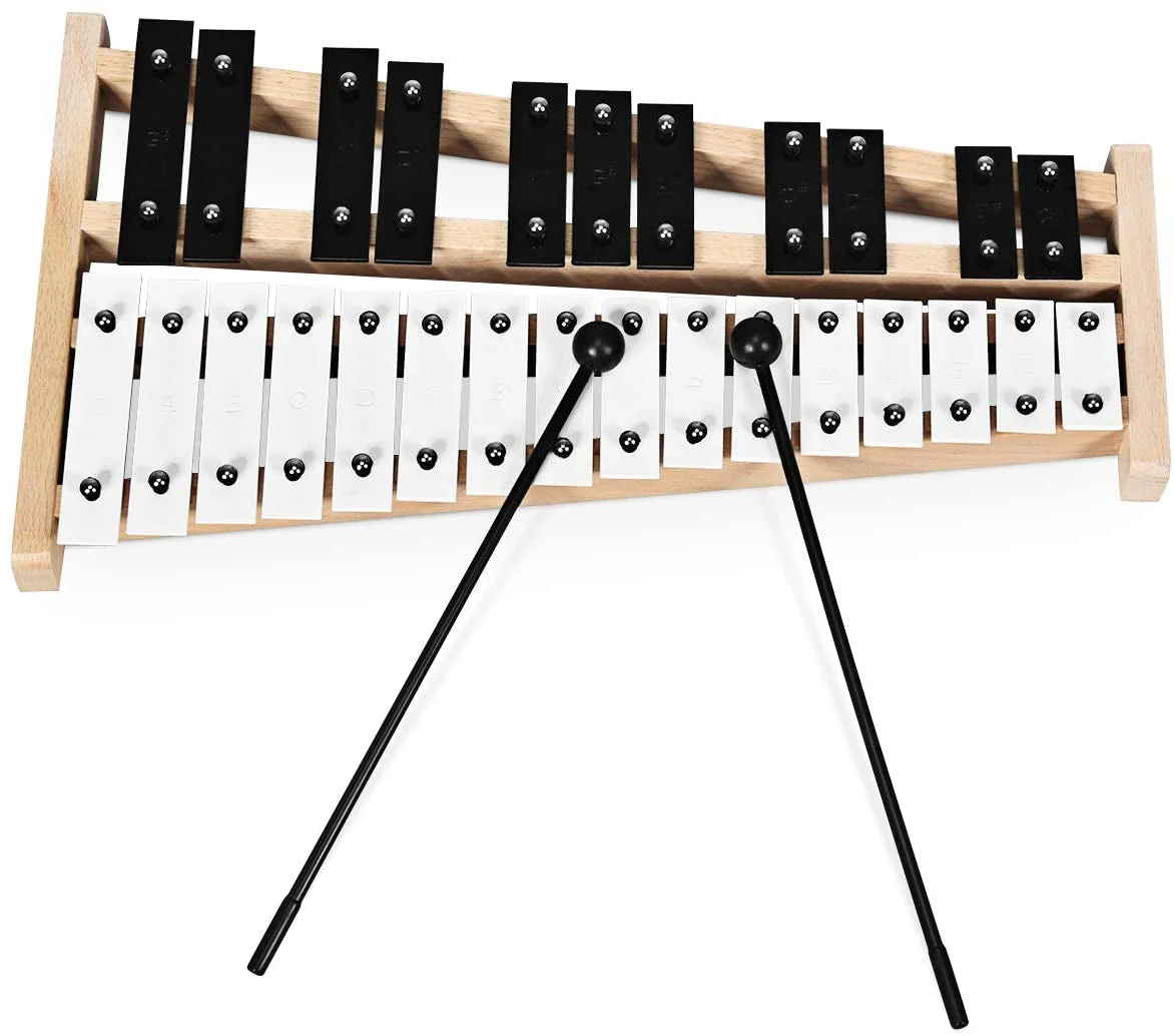 27 Note Glockenspiel Xylophone with 2 Rubber Mallets - Image 5