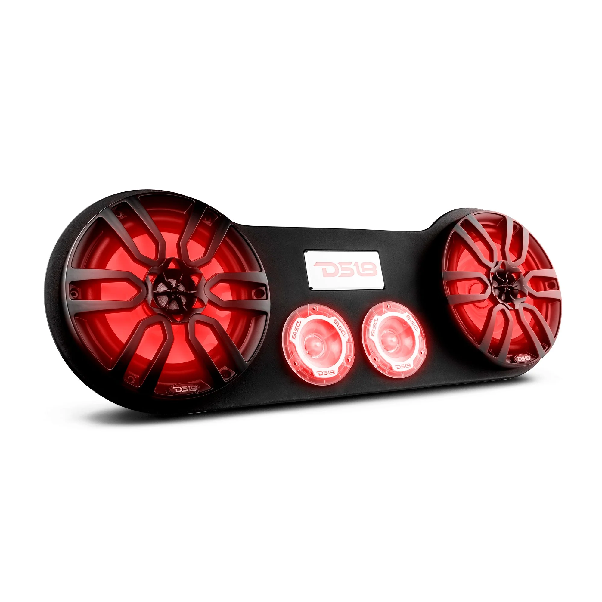 28" High Density ABS Universal Speakers Enclosure 2 X 8" and 2 x 3.78" Tweeters - Image 2