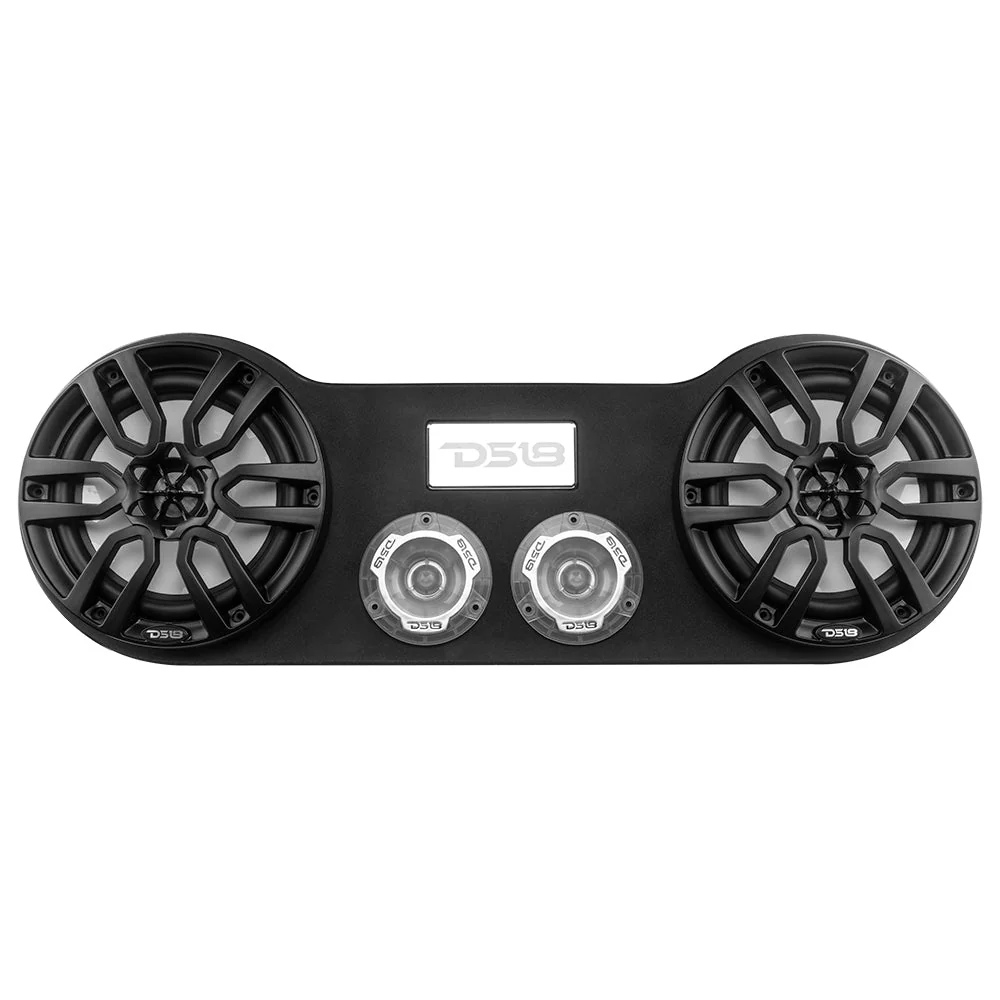 28" High Density ABS Universal Speakers Enclosure 2 X 8" and 2 x 3.78" Tweeters - Image 3