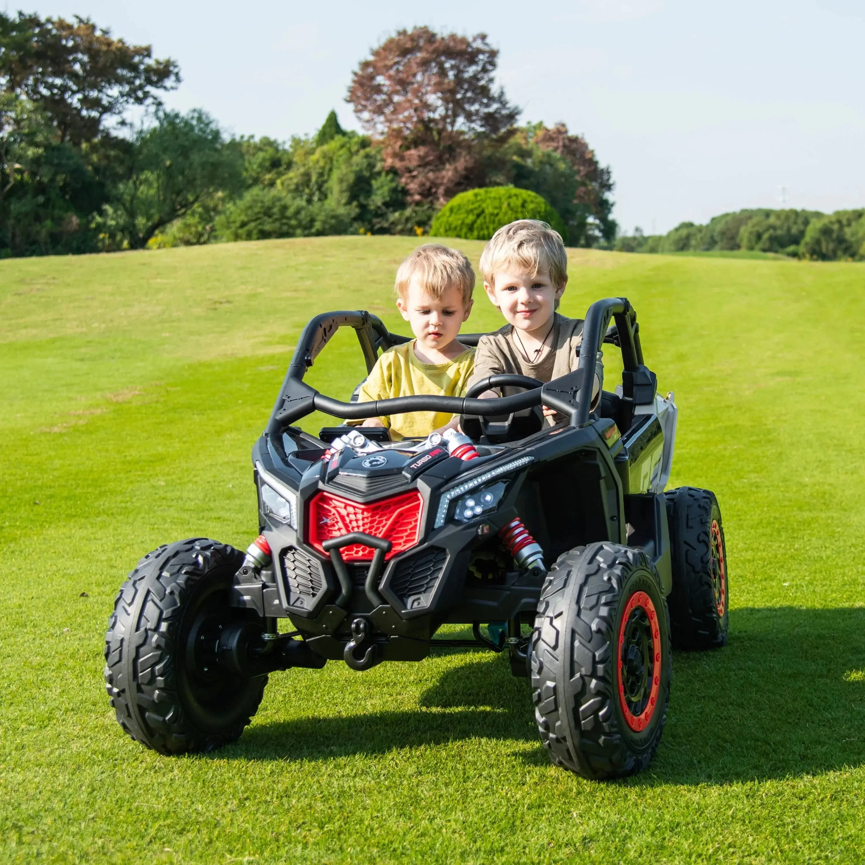 2x24V 4x4 Can-Am Maverick 2 Seater Ride on UTV for Kids - Image 2