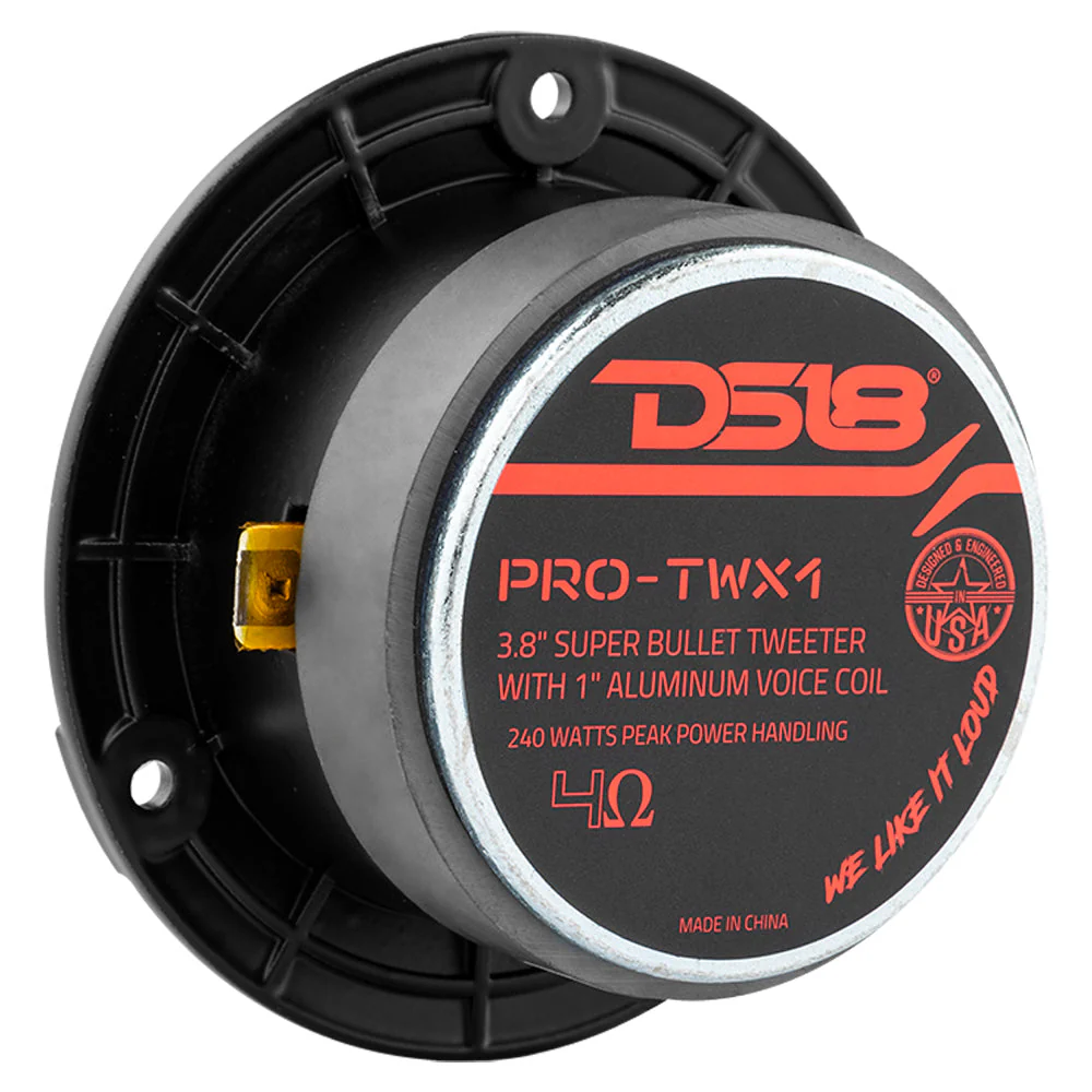 3.8" Super Bullet Tweeter 120W RMS 1" Aluminum 4-Ohm Vc - Image 4
