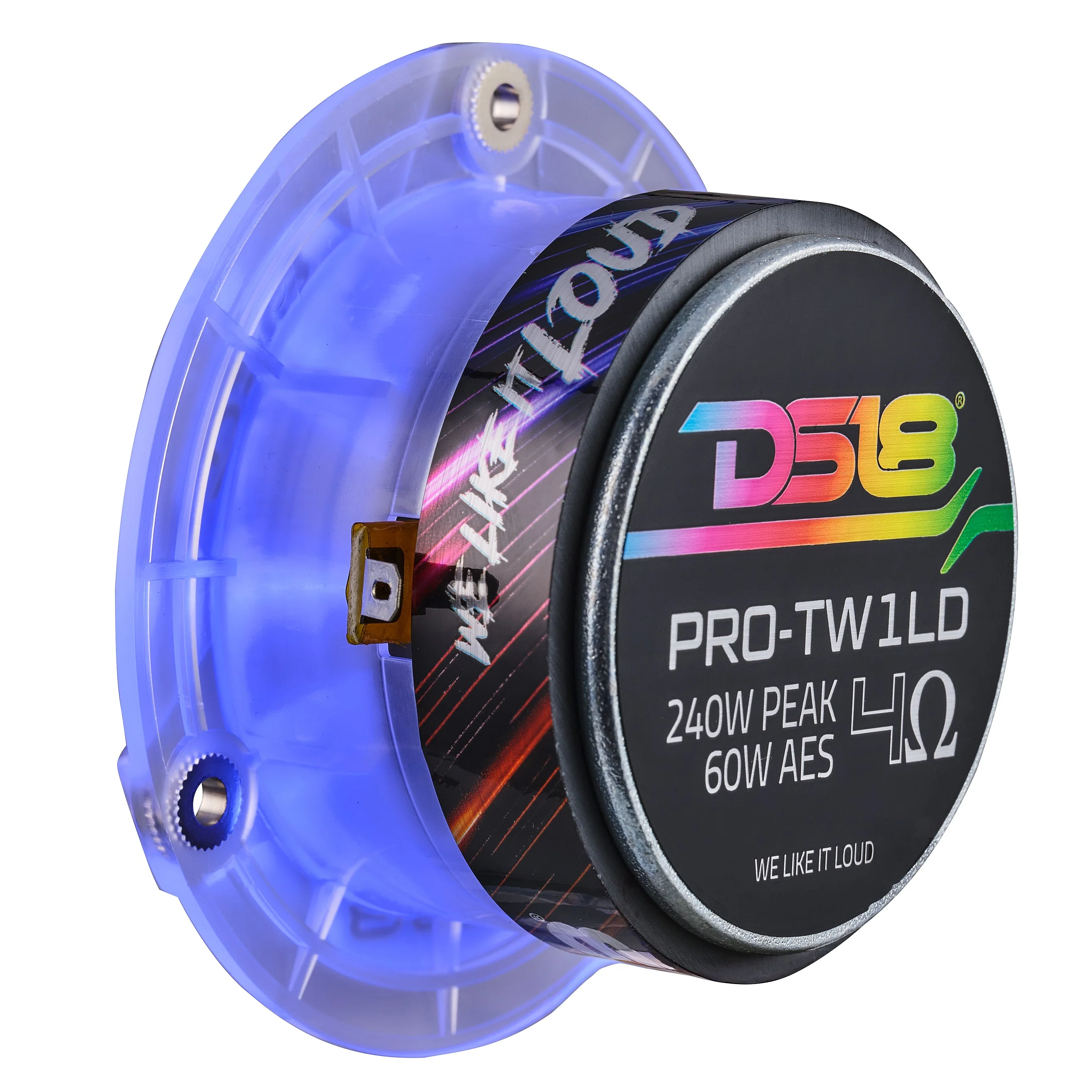 3.8” Super Bullet Tweeter with 1” Aluminum Voice Coil & Digital LED Lights - Image 4