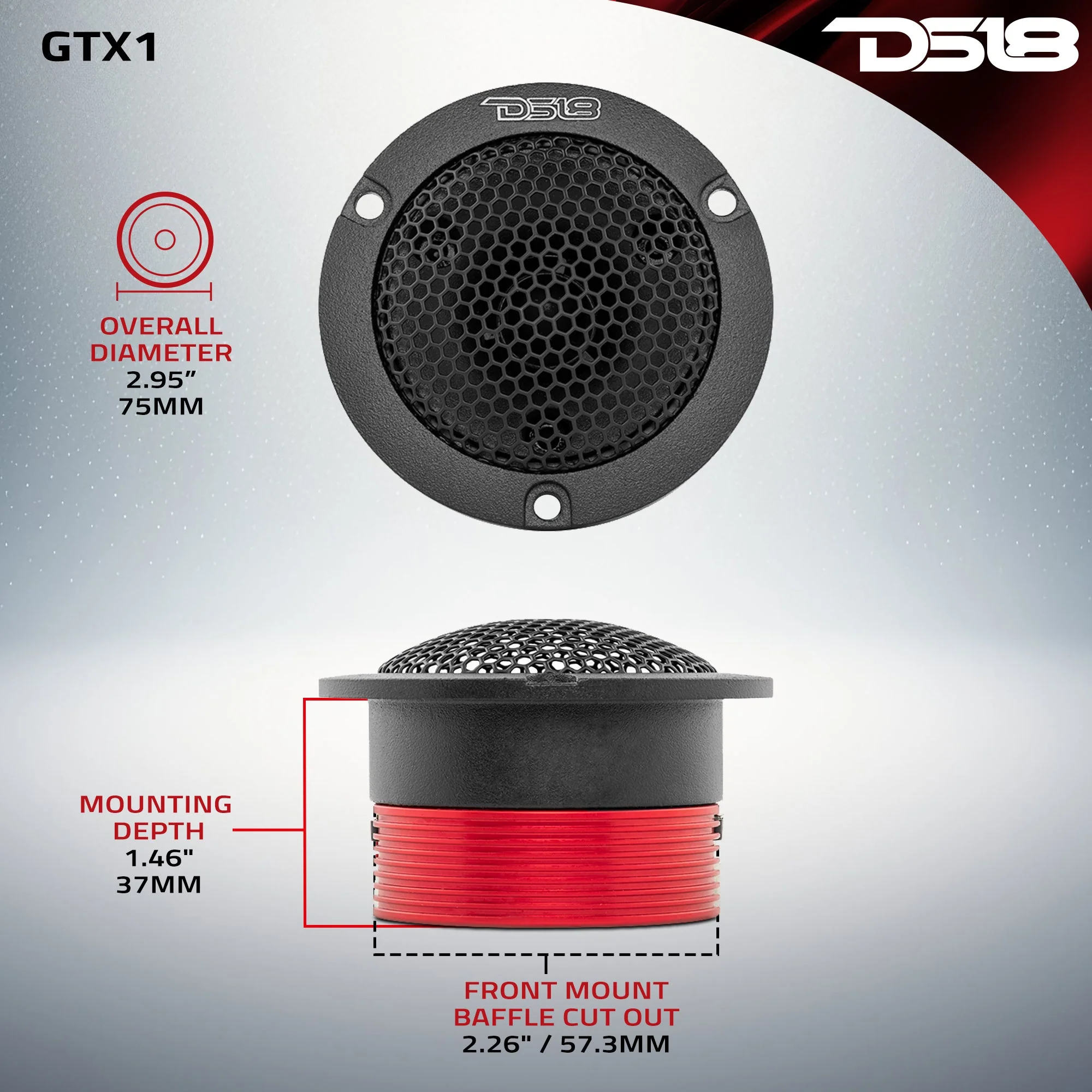 3" Die Cast Compression Neodymium Super Bullet Tweeter 120 Watts 1" Titanium 4-Ohm Vc - Image 6