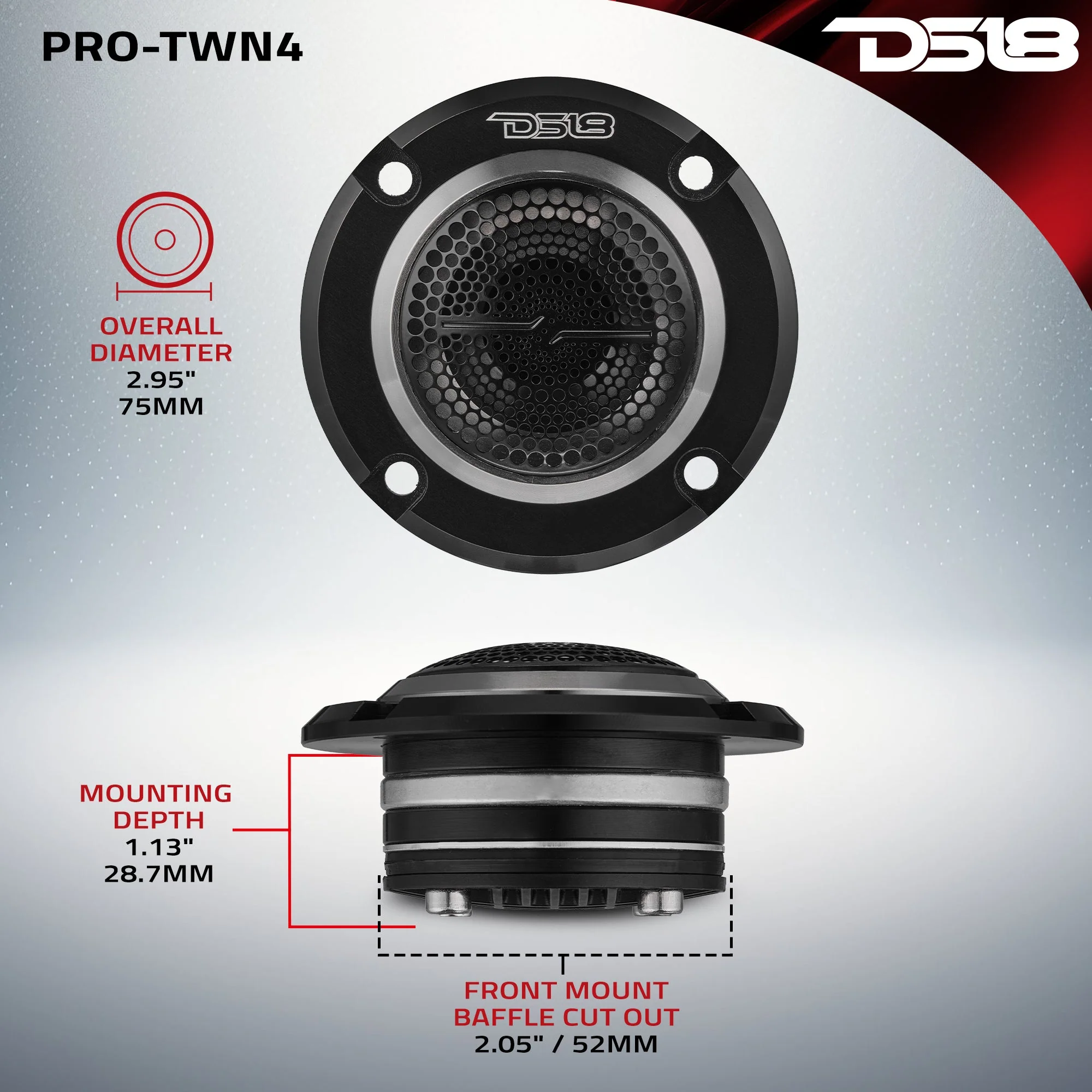 3" High Compression Neodymium Hybrid Driver/Tweeter 140 Watts 1" Pen 4-Ohm Vc - Image 7