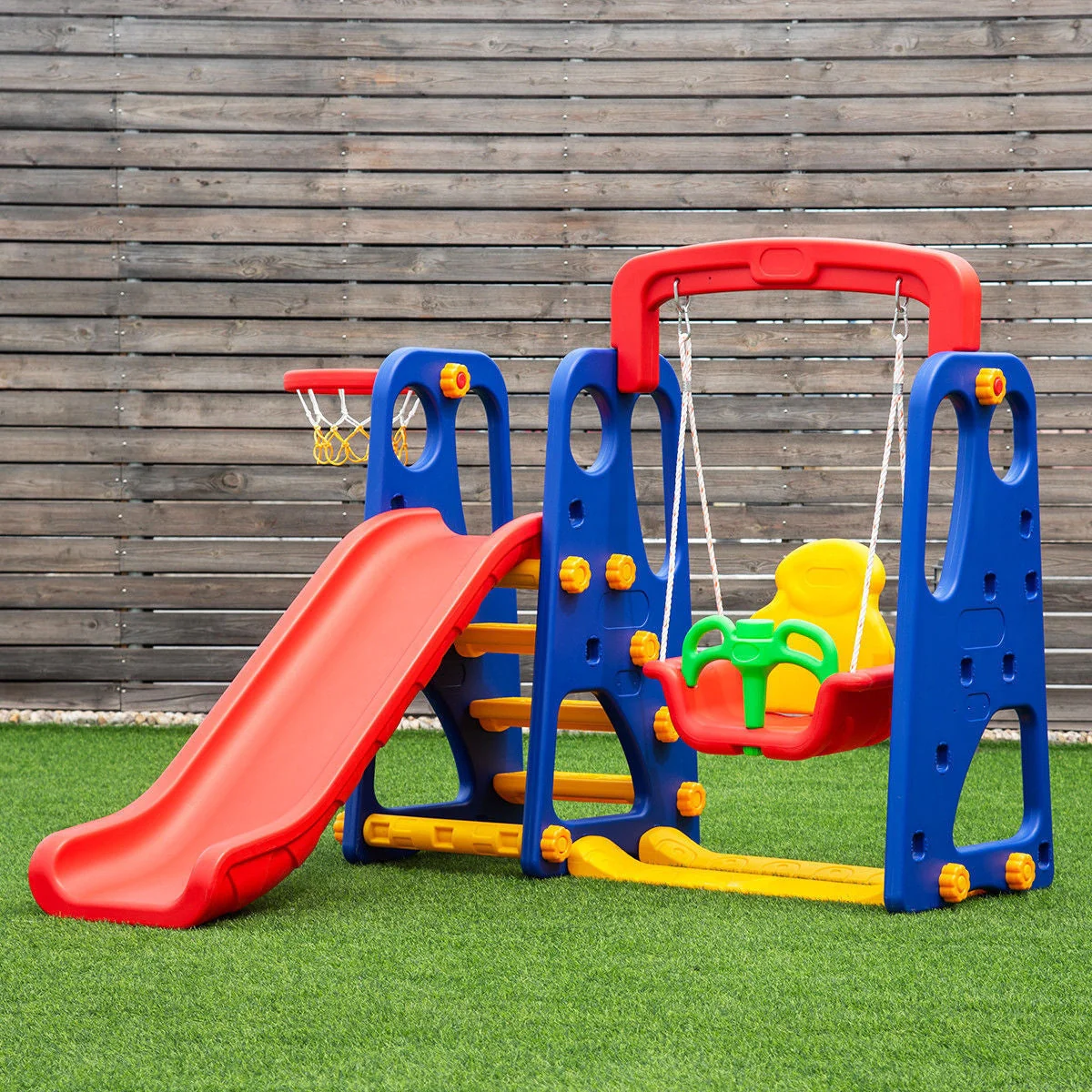 3-in-1 Junior Children Climber Slide Playset - Image 6