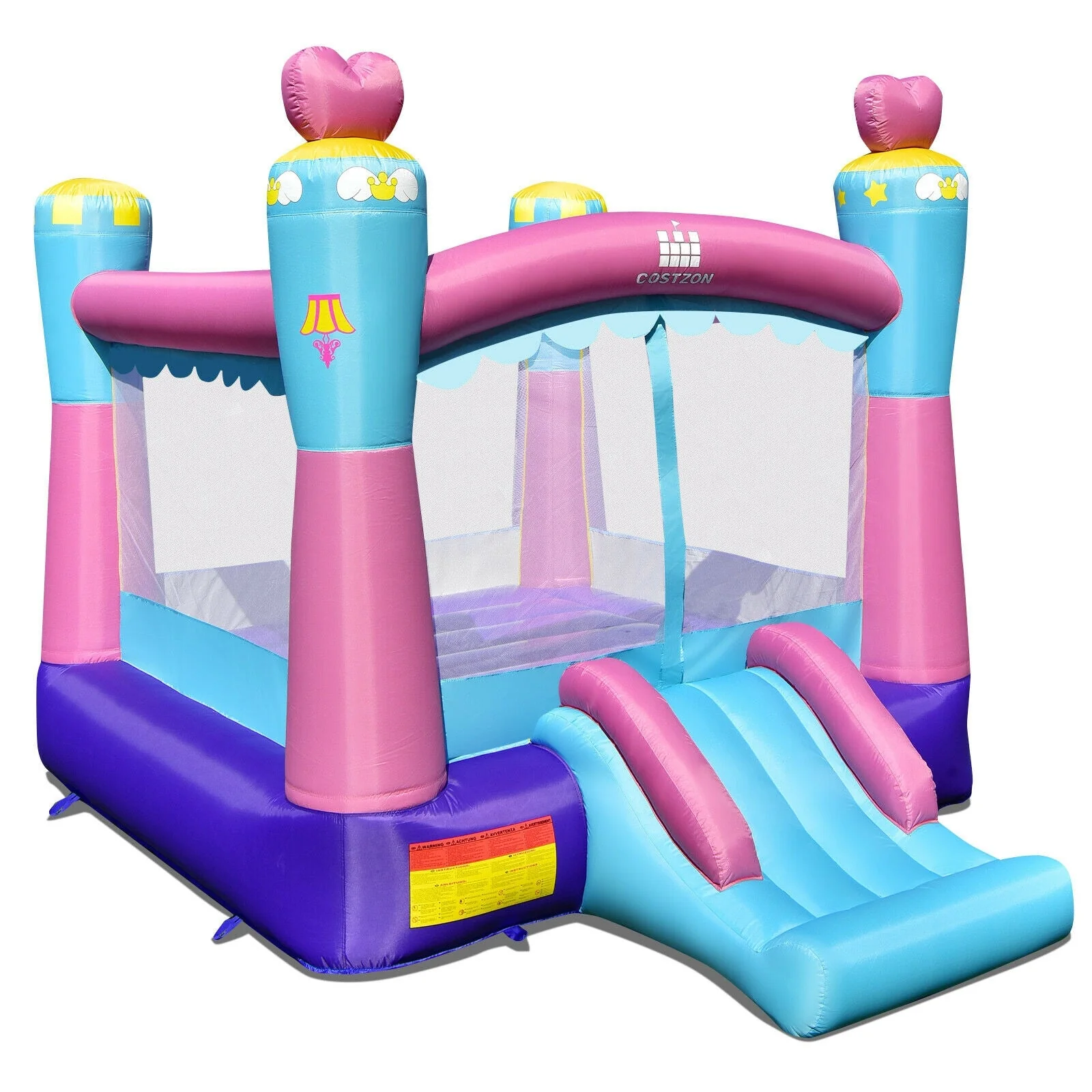3-in-1 Princess Theme Inflatable Castle without Blower - Image 3