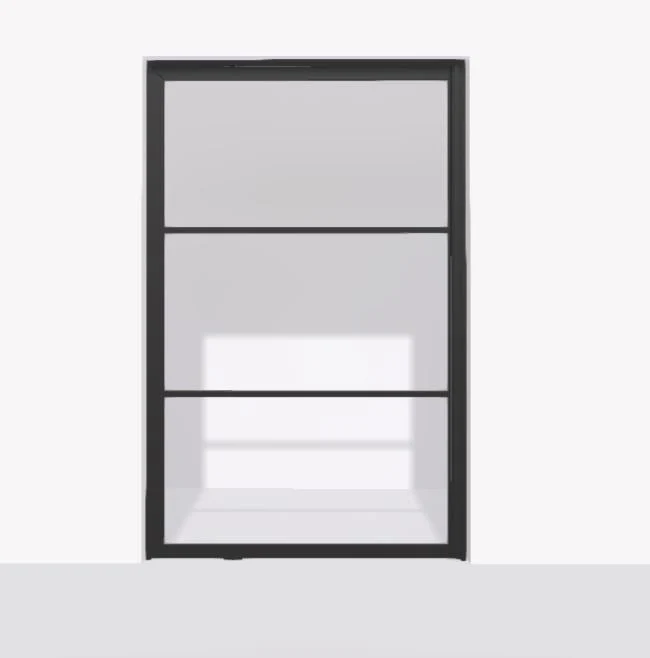 3 Panel Aluminum Porta Pivot Interior Door - Image 2