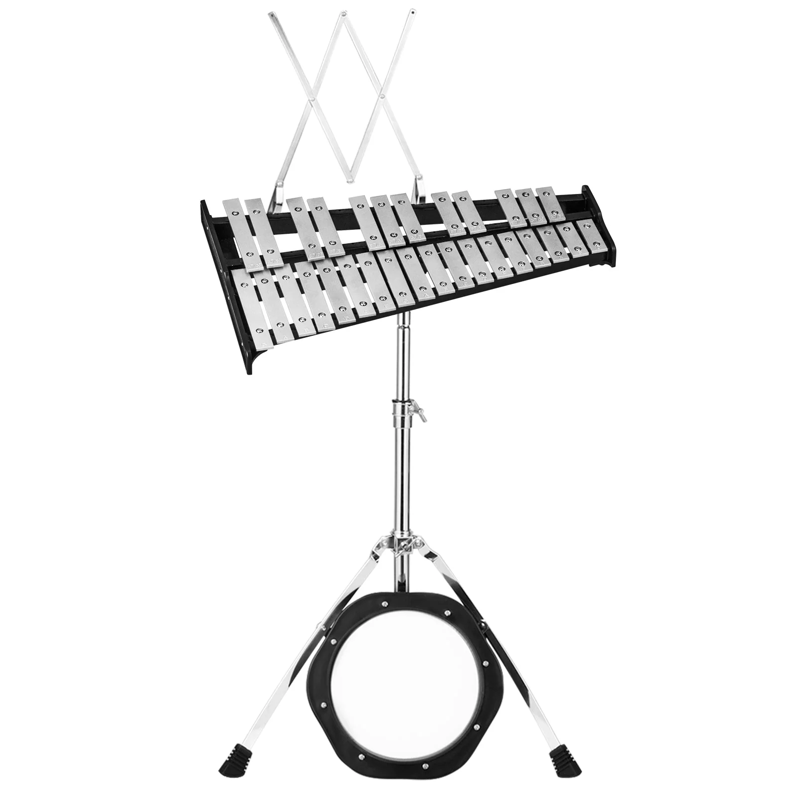 30 Notes Percussion with Practice Pad Mallets Sticks Stand - Image 3
