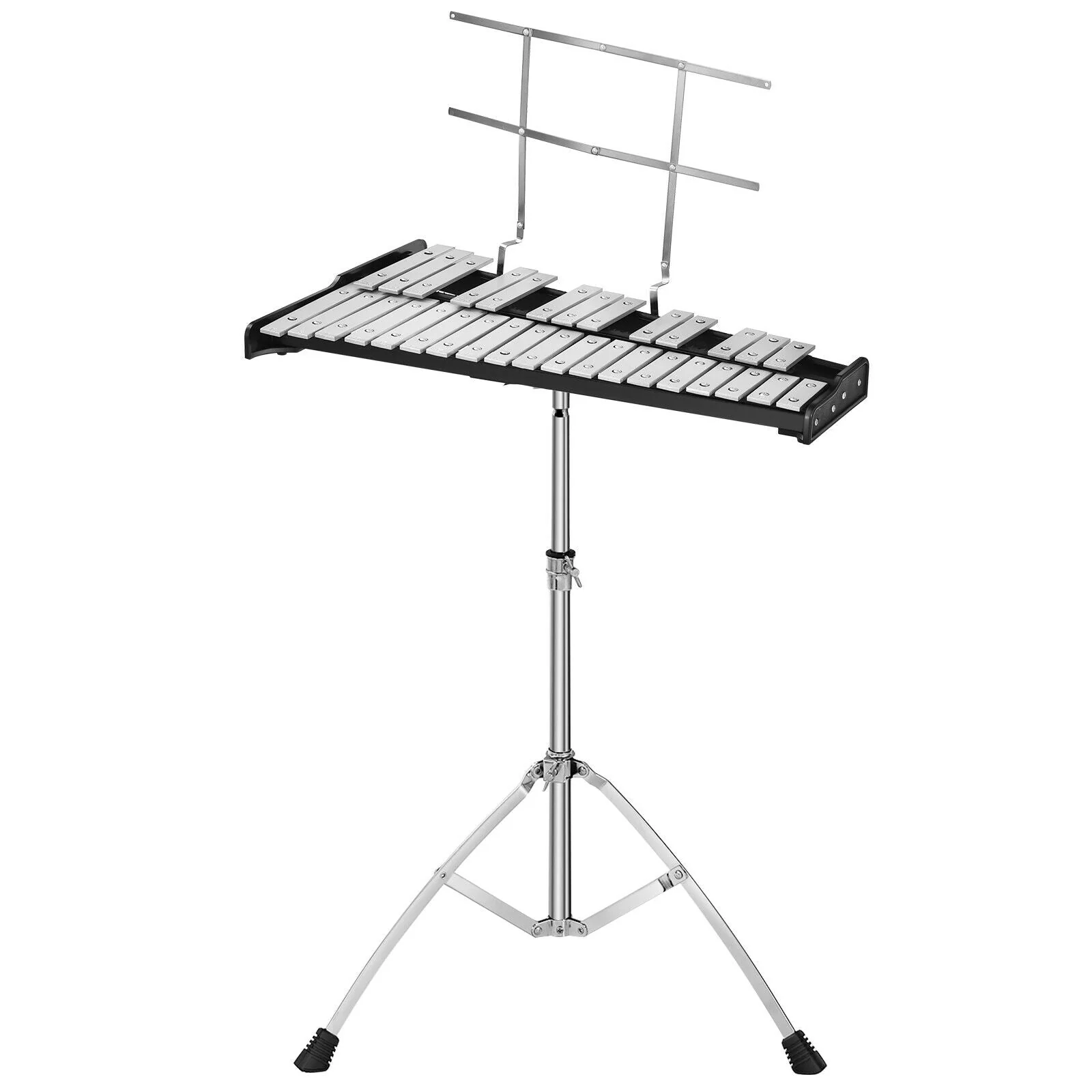 32 Note Glockenspiel Xylophone Percussion Bell Kit with Adjustable Stand - Image 8