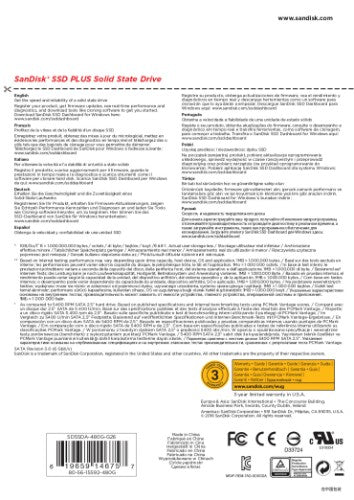 SanDisk Plus 2.5" 480 GB Serial ATA III SLC - Image 2