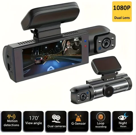 360° Dual Lens Car Dash Cam - Image 4