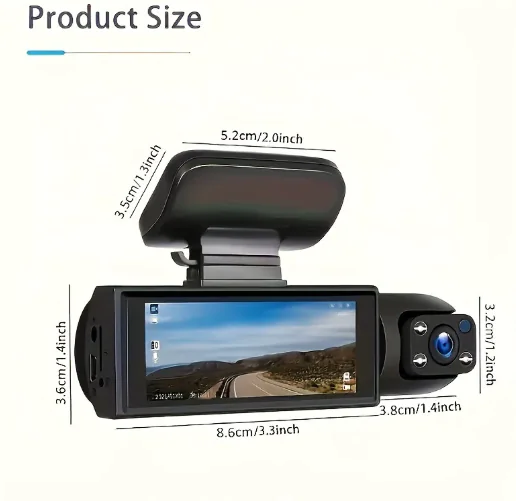 360° Dual Lens Car Dash Cam - Image 7