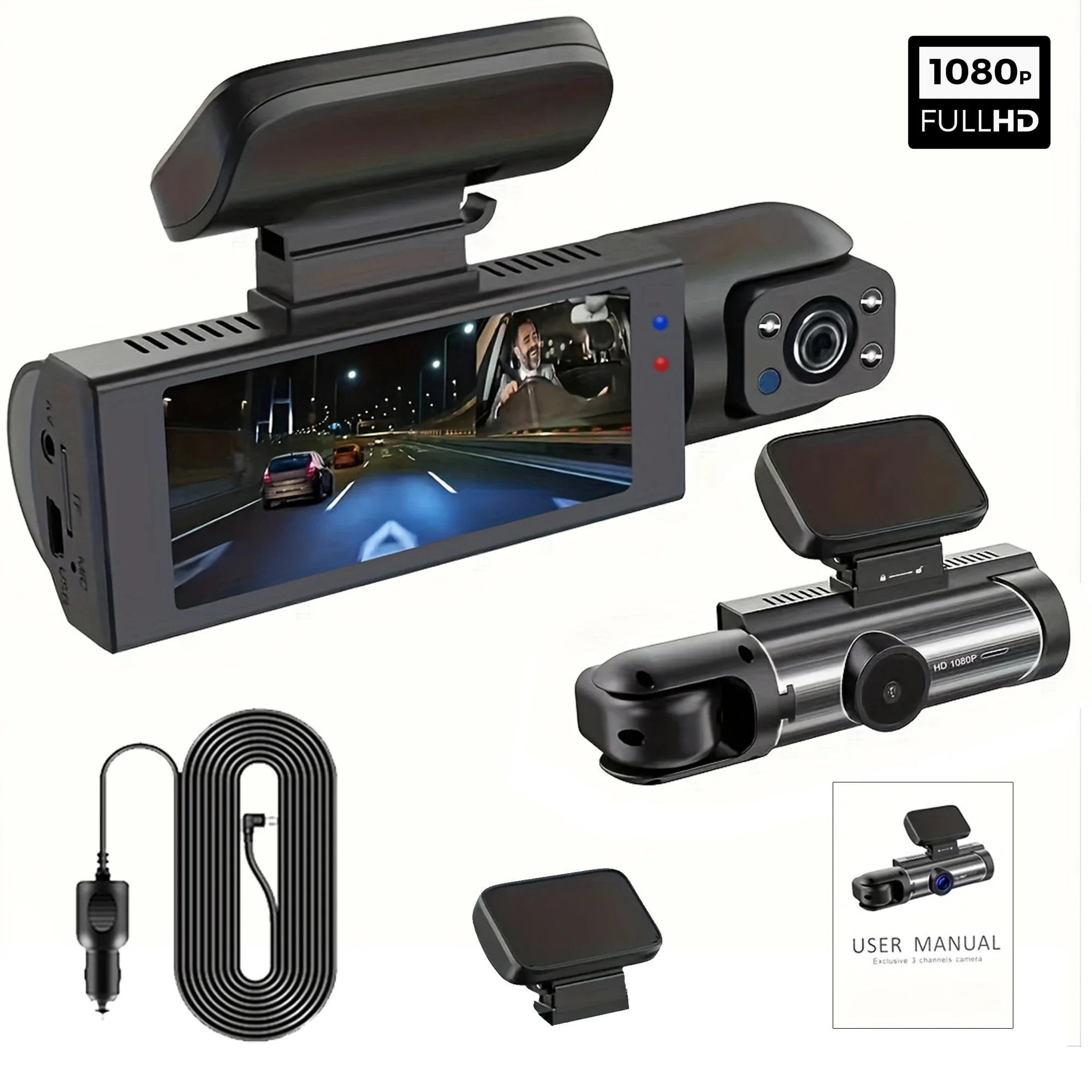 360° Dual Lens Car Dash Cam - Image 9