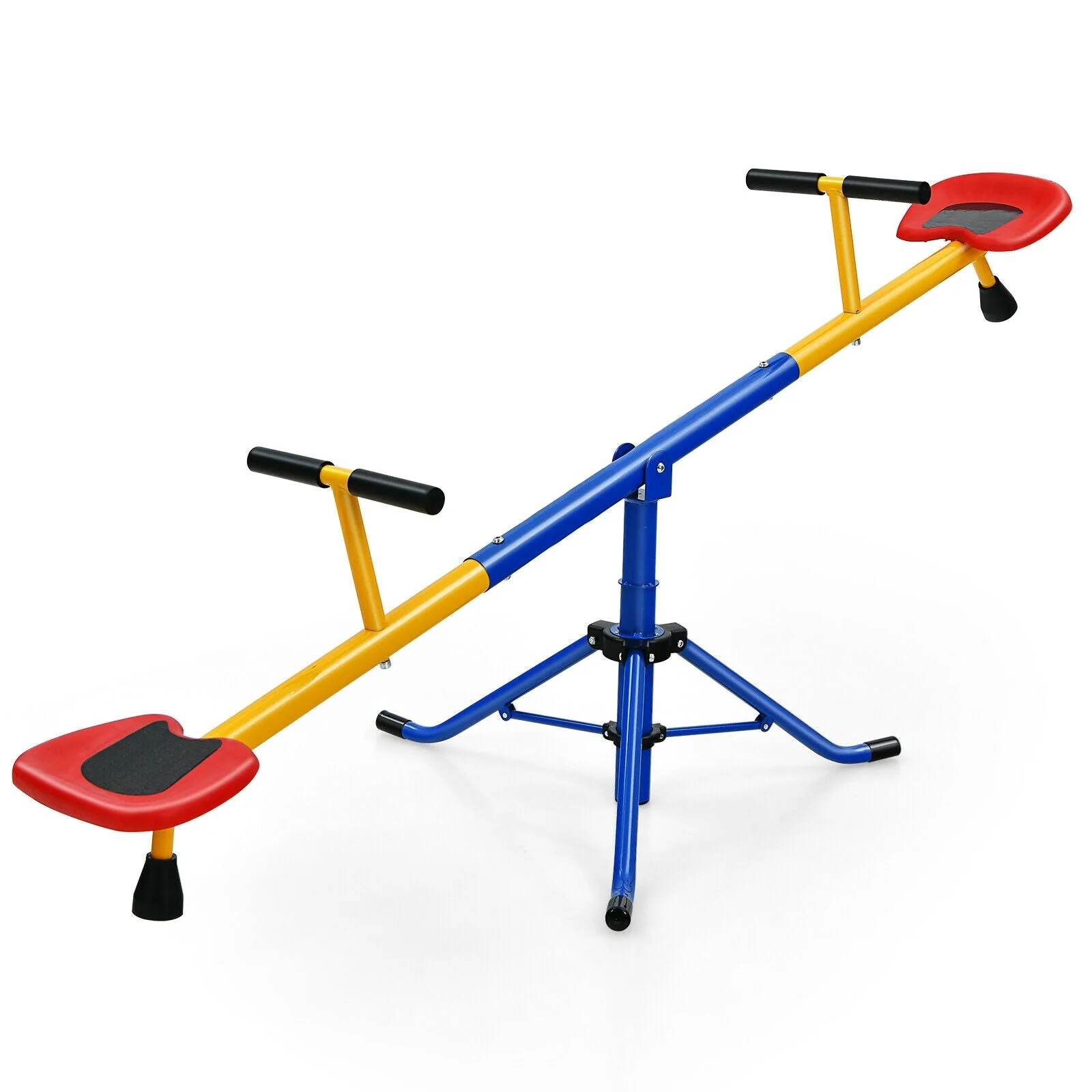 360°Rotation Kids Seesaw Swivel Teeter Totter Playground Equipment - Image 3