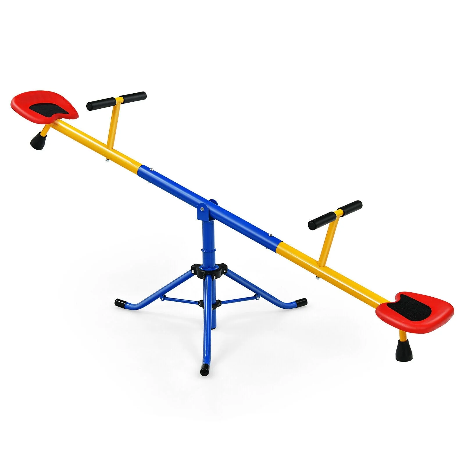 360°Rotation Kids Seesaw Swivel Teeter Totter Playground Equipment - Image 6