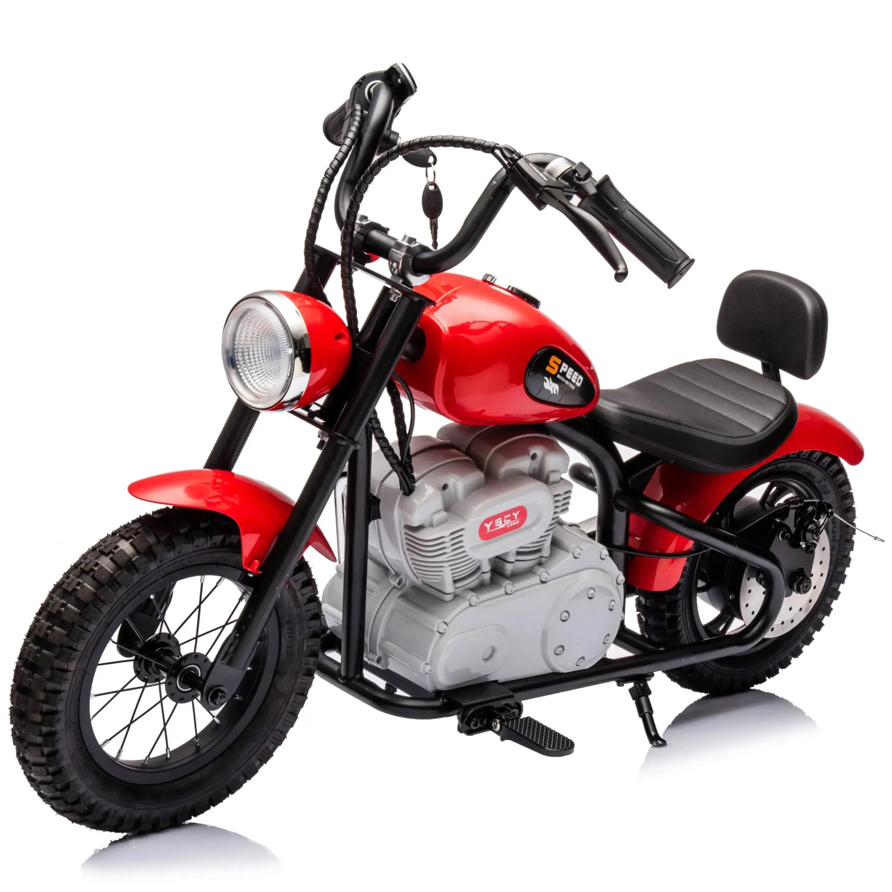 36V Freddo E-Chopper, Leather Seat, Rubber Air Wheels, Brushless Motor - Image 2