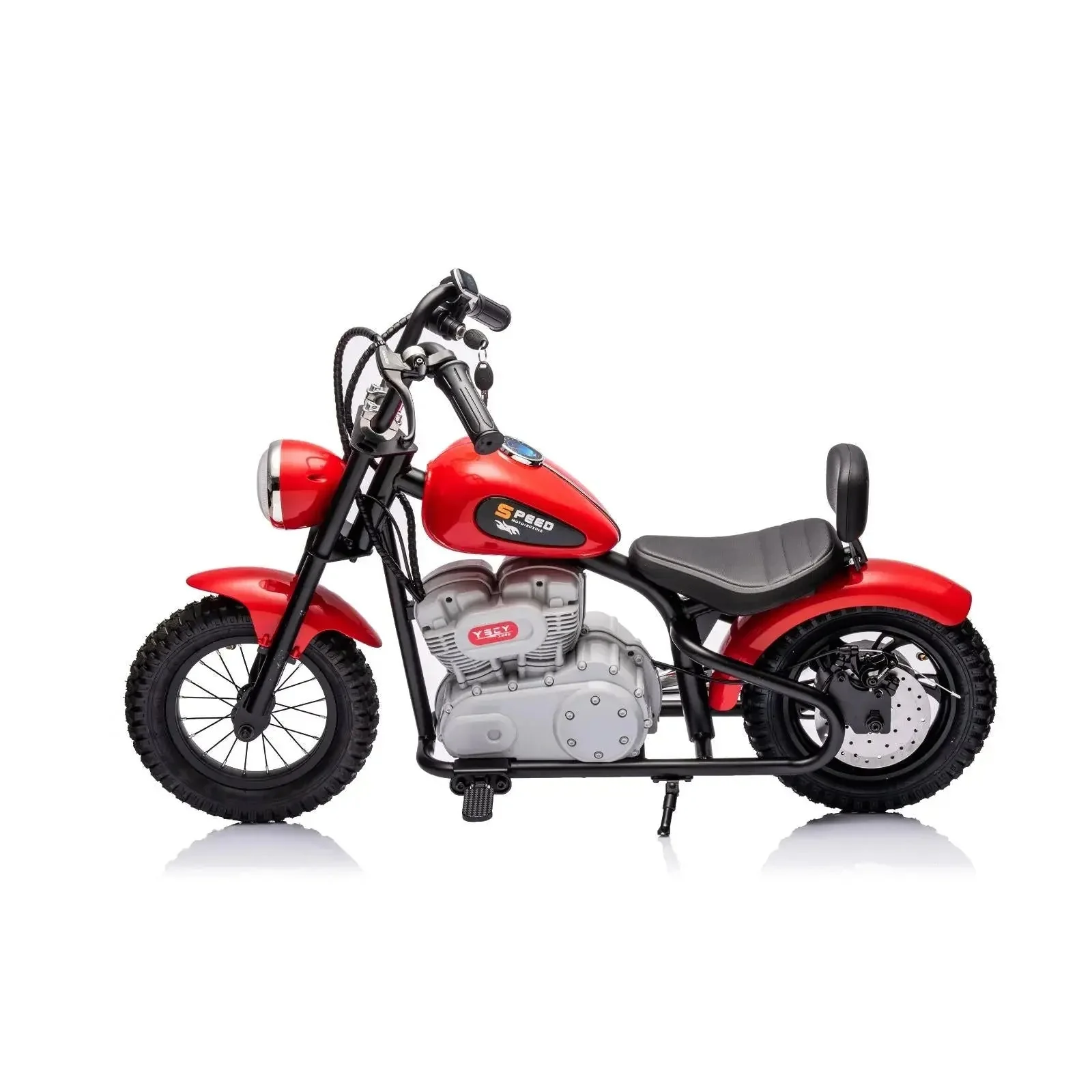 36V Freddo E-Chopper, Leather Seat, Rubber Air Wheels, Brushless Motor - Image 4