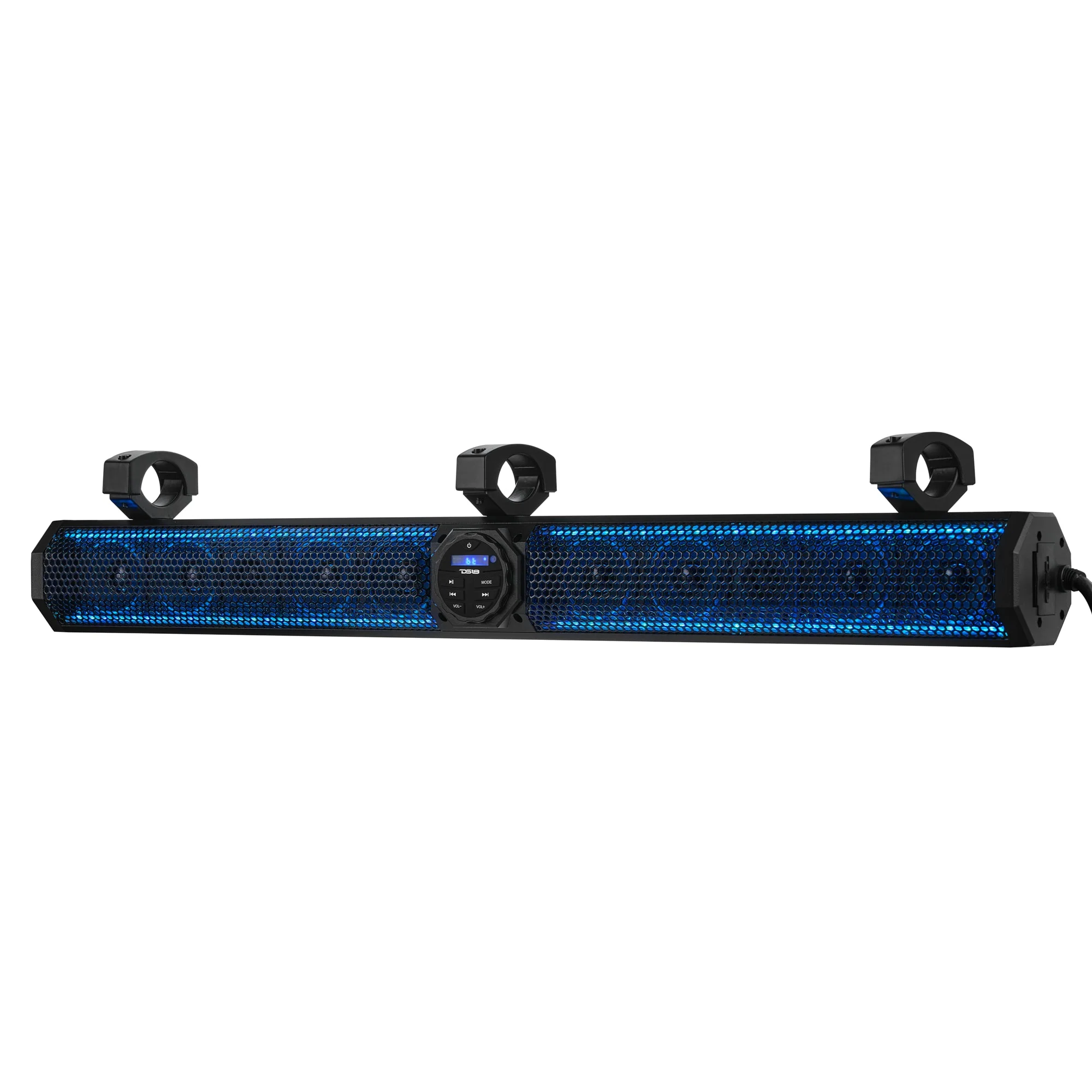 37" Marine Amplified Soundbar with Bluetooth USB & RGB Lighting 10 Speakers 1200 Watts - Image 4