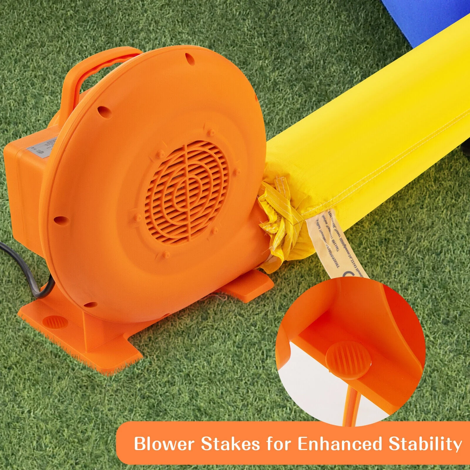 380W Air Blower (0.5HP) for Inflatables with 25 feet Wire and GFCI Plug - Image 2