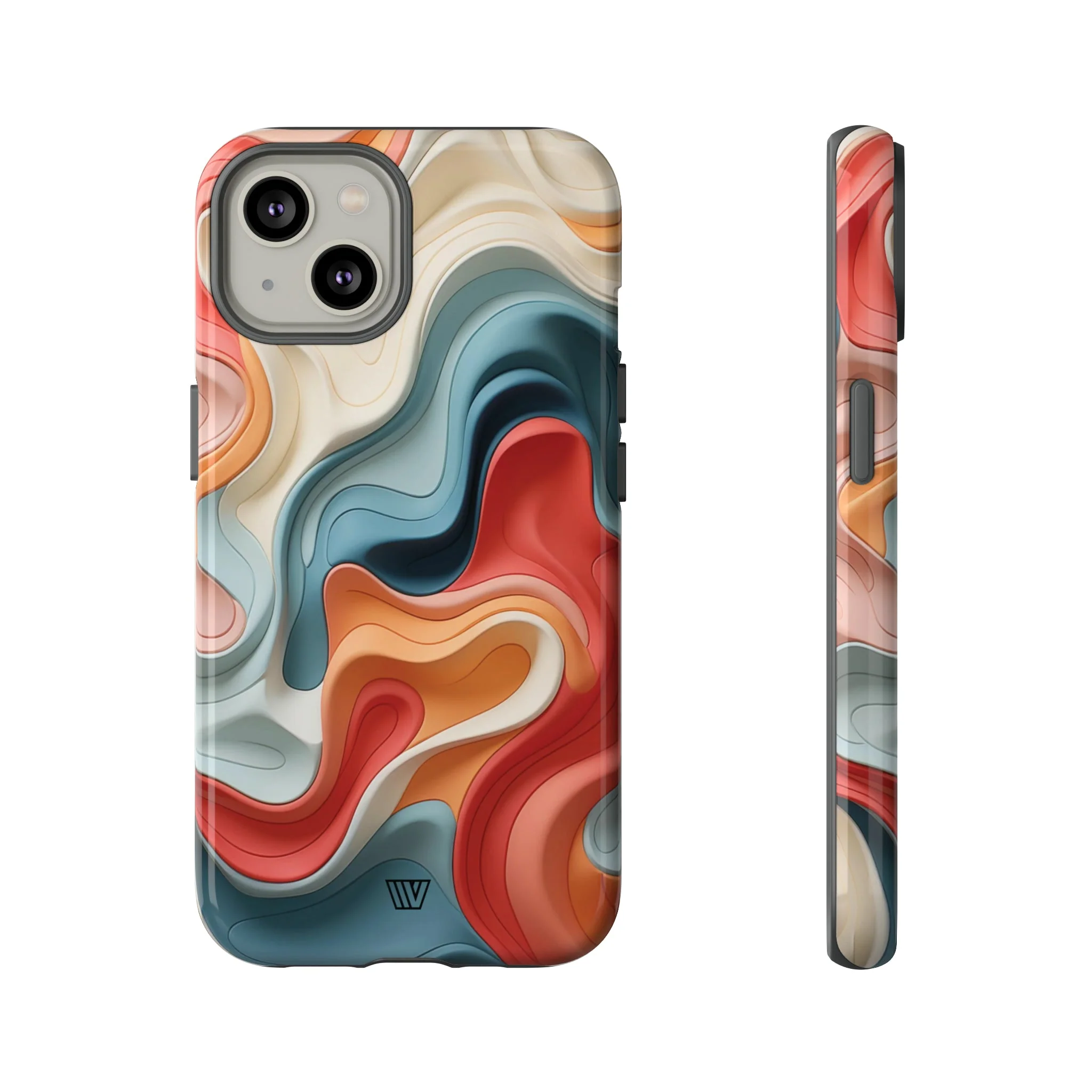 3D COLORFUL CLAY | Tough Phone Case - Image 41