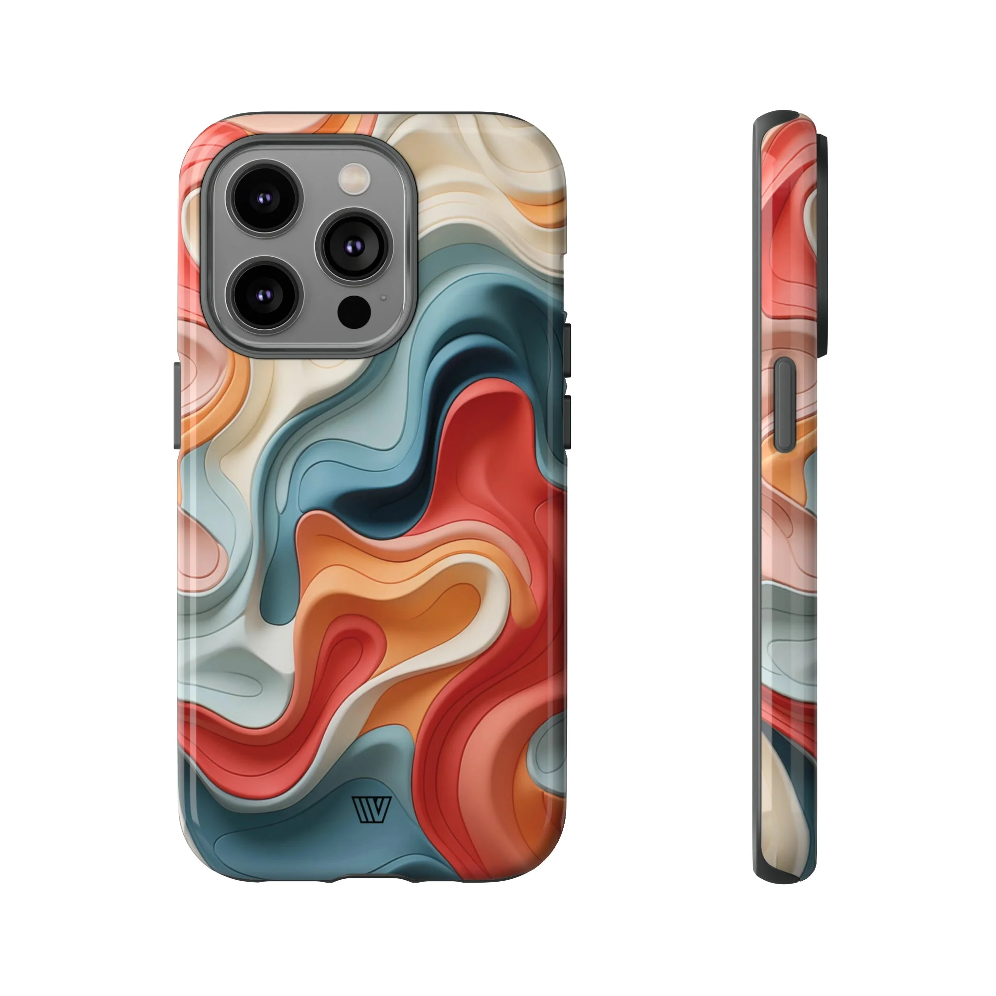 3D COLORFUL CLAY | Tough Phone Case - Image 43