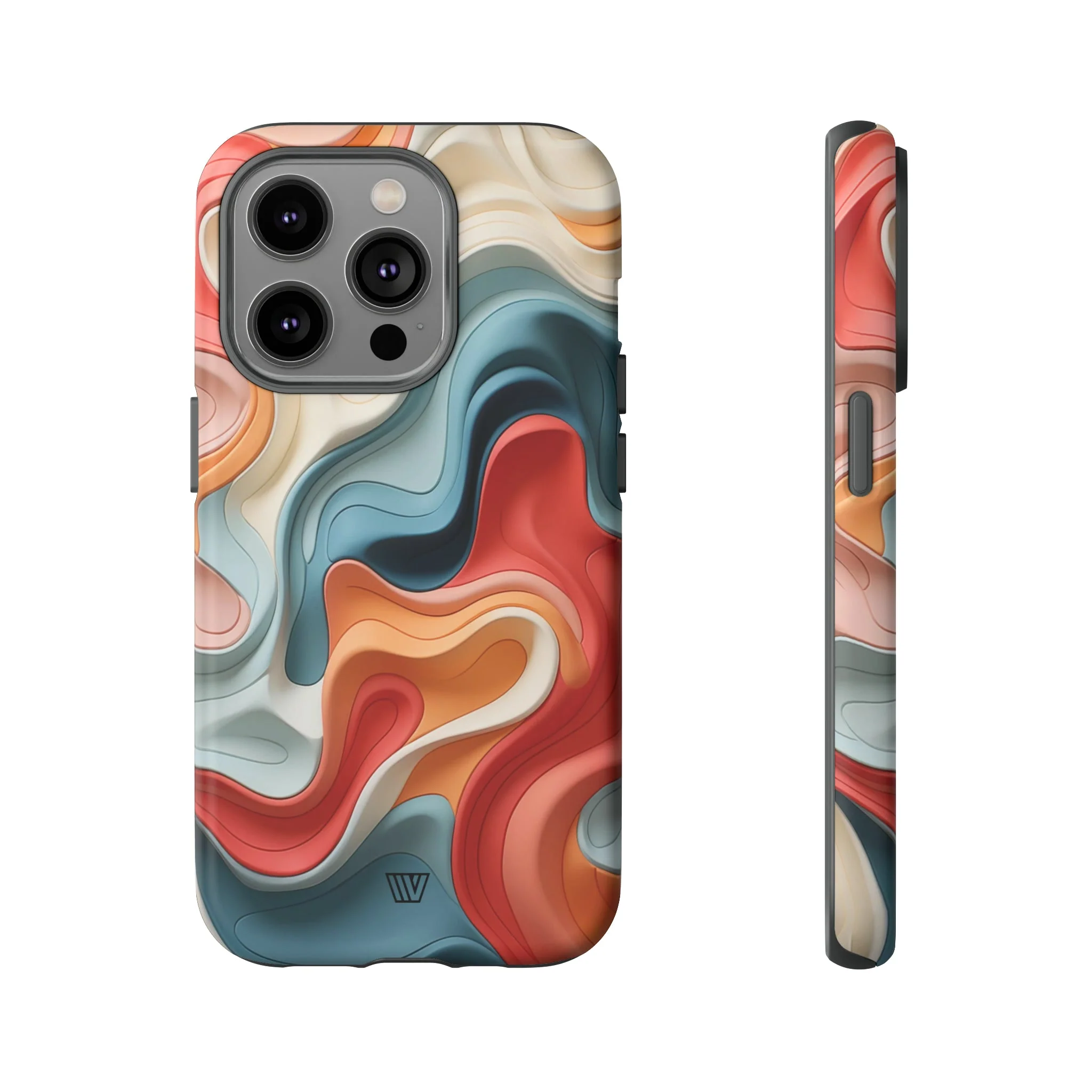 3D COLORFUL CLAY | Tough Phone Case - Image 44