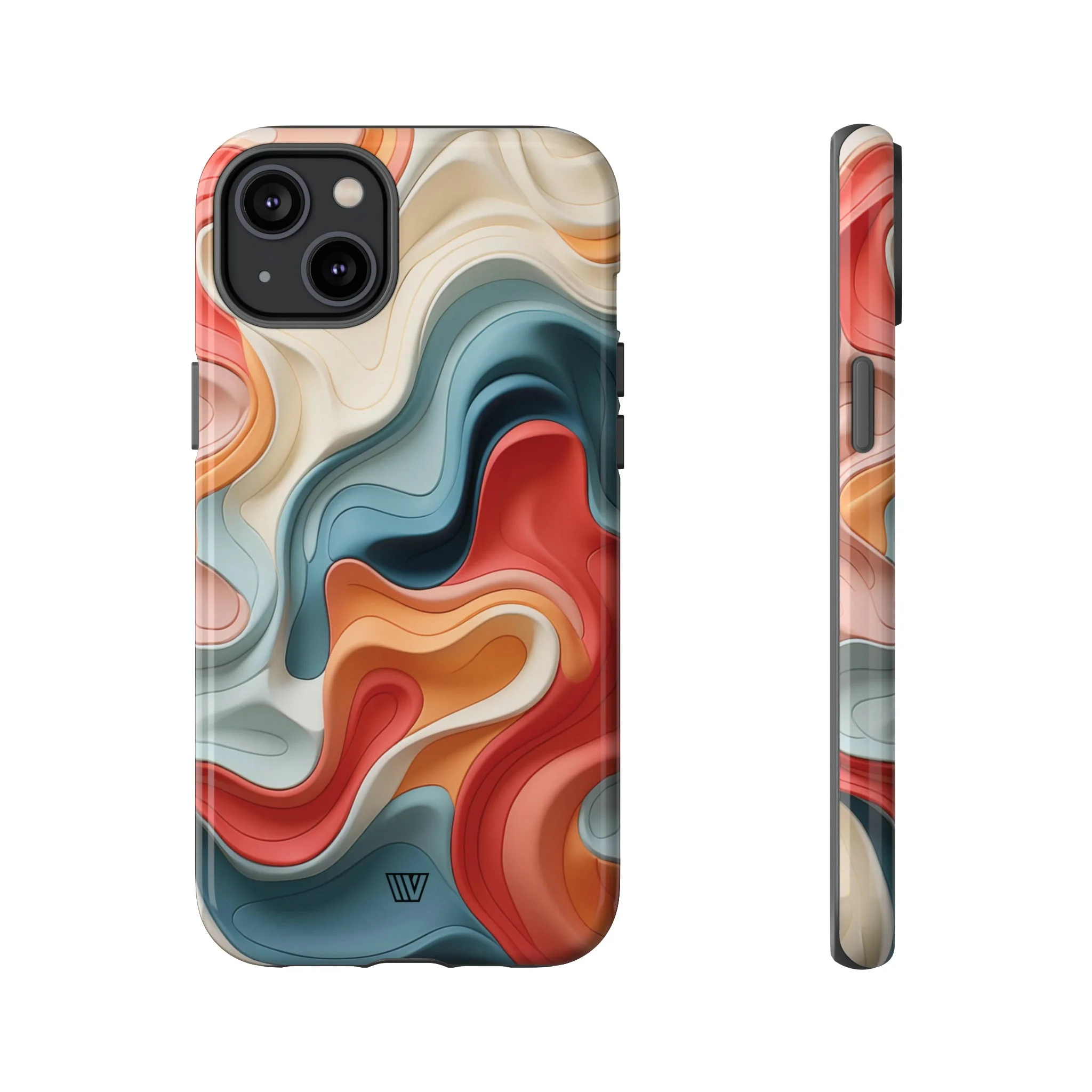 3D COLORFUL CLAY | Tough Phone Case - Image 45