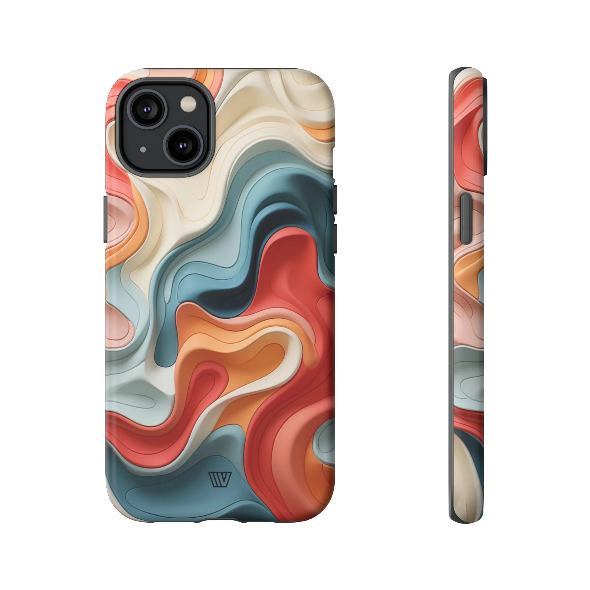 3D COLORFUL CLAY | Tough Phone Case - Image 46