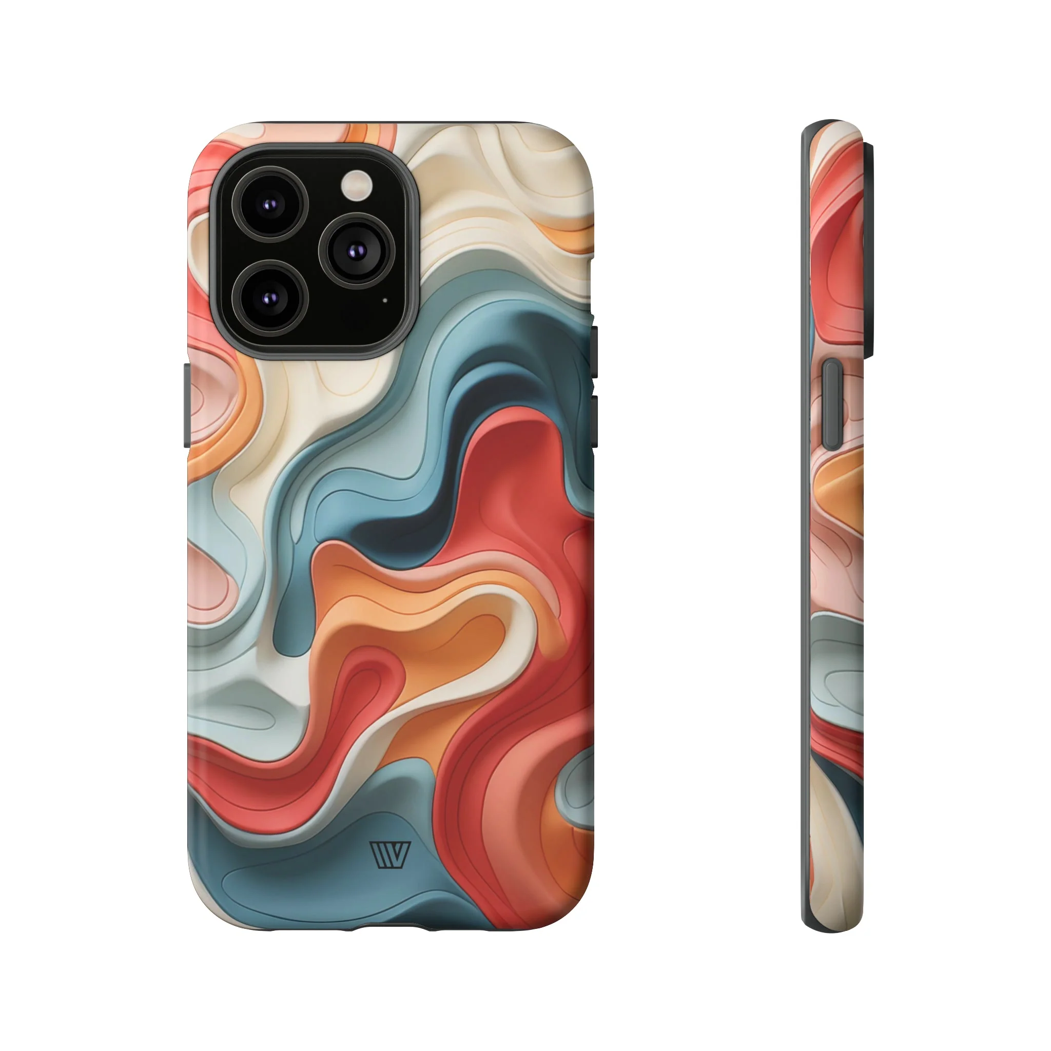 3D COLORFUL CLAY | Tough Phone Case - Image 48