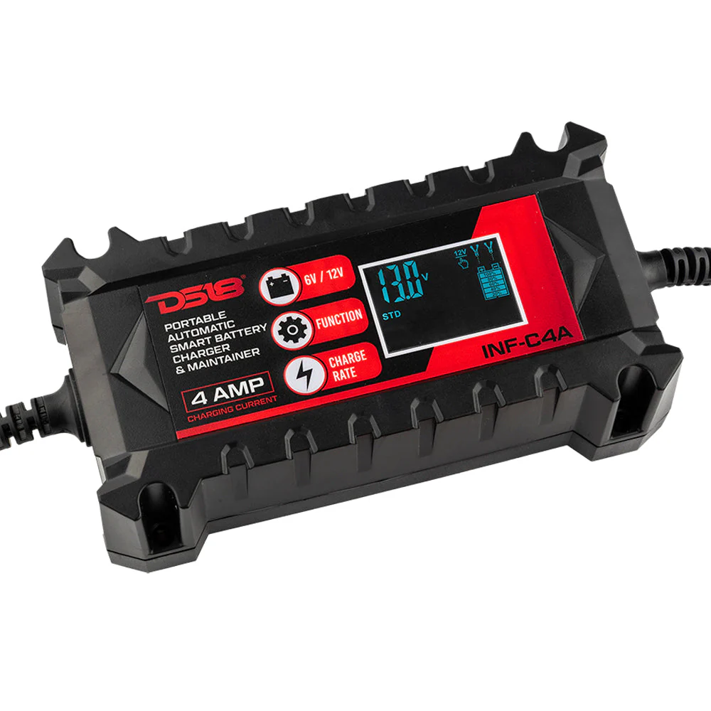 4 AMP Automatic Smart Lithium and AGM Car Battery Charger & Maintainer - Image 4