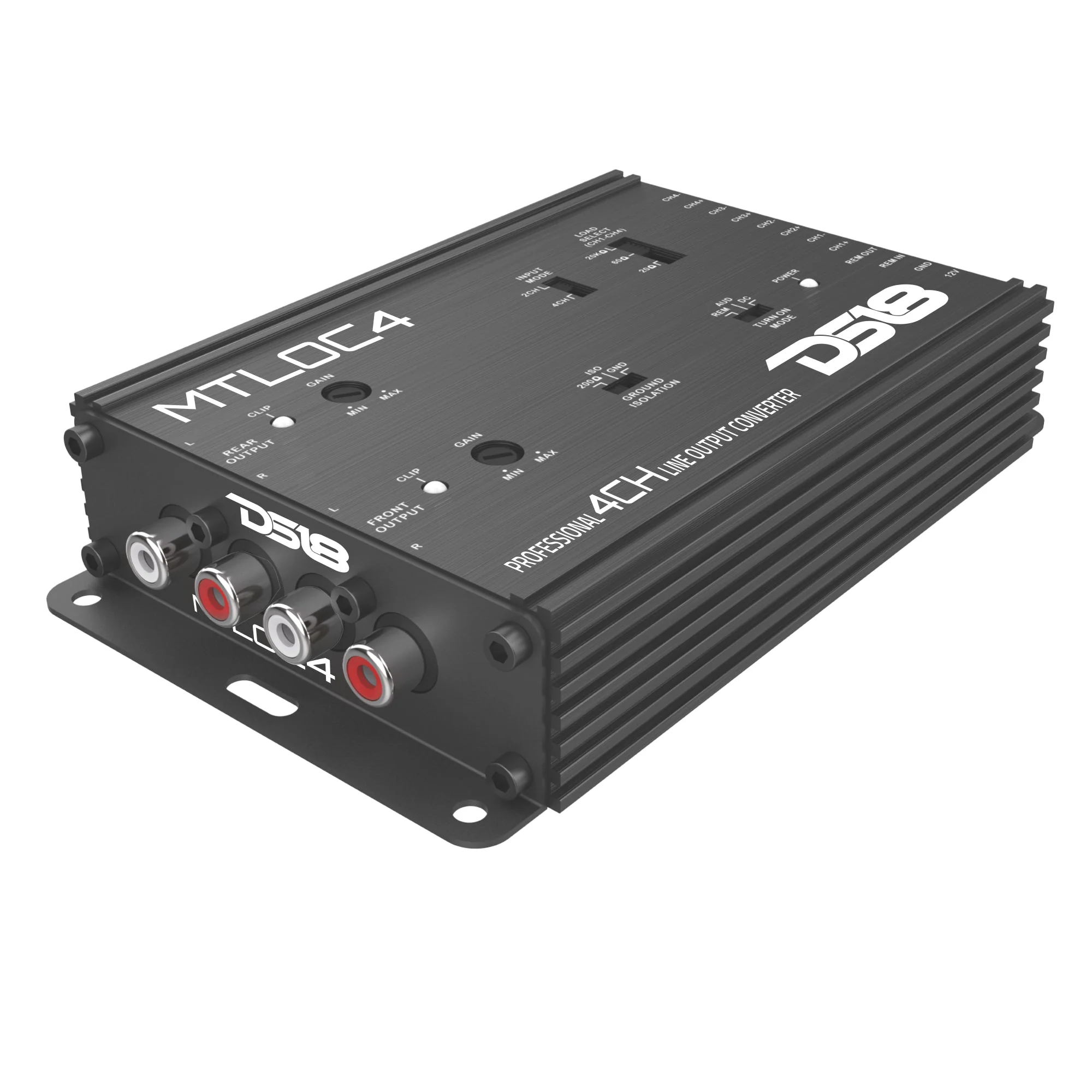 4-Channel High-to-Low Level Line Output Converter with Remote Turn-On - Image 2