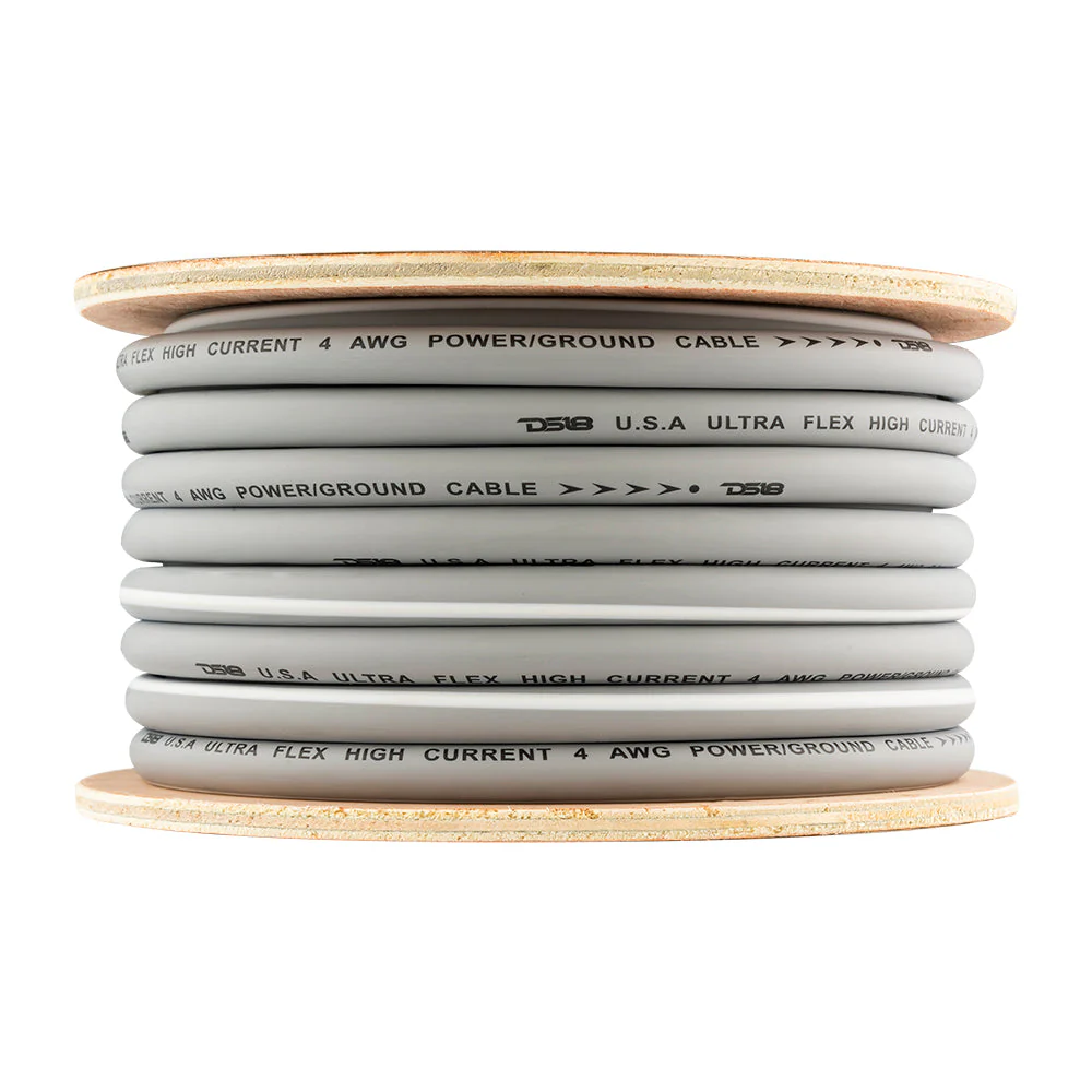 4-GA 100% OFC Ground, Power Cable, 50 Feet -Silver - Image 4