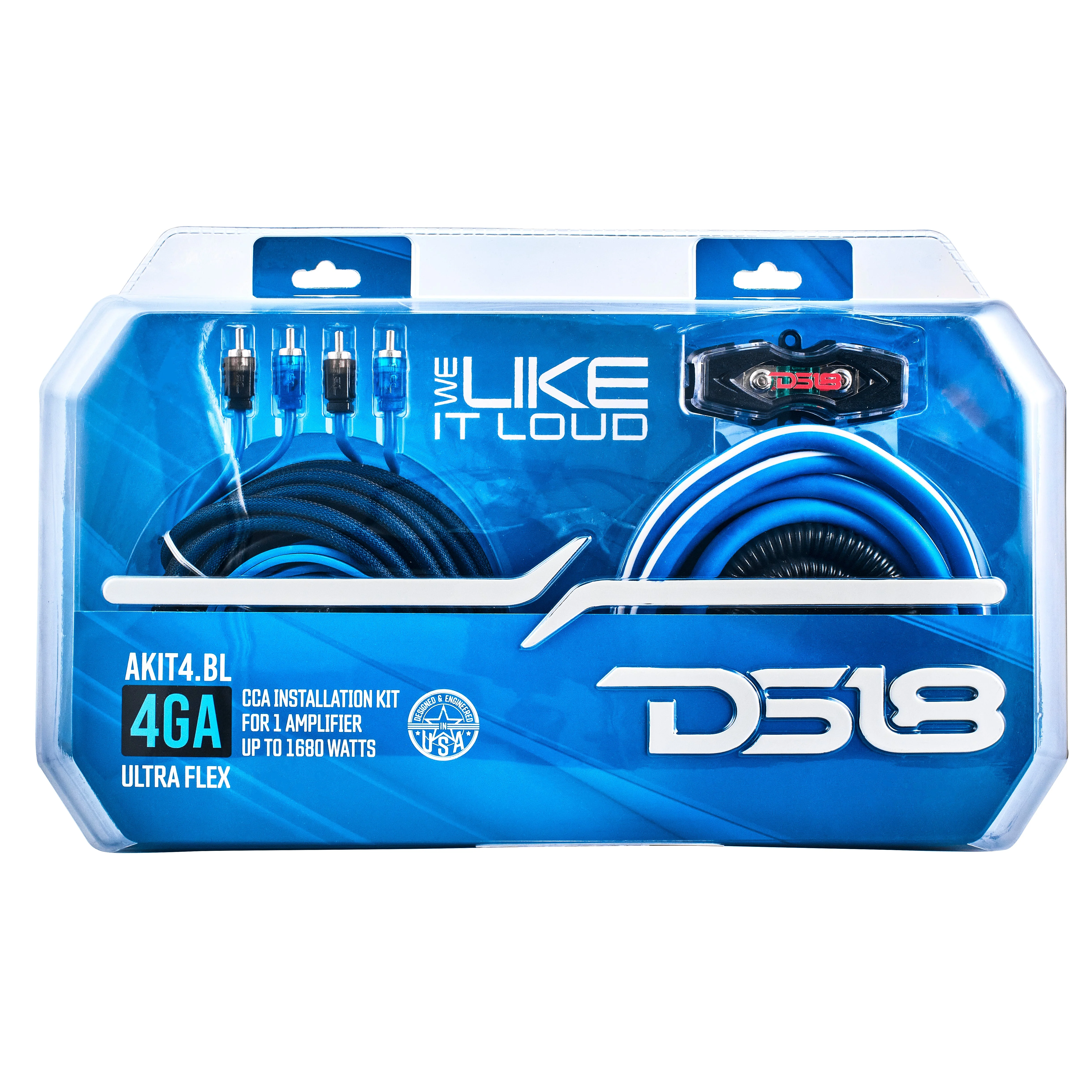 4-GA Amplifier Installation Kit - BLUE - Image 5