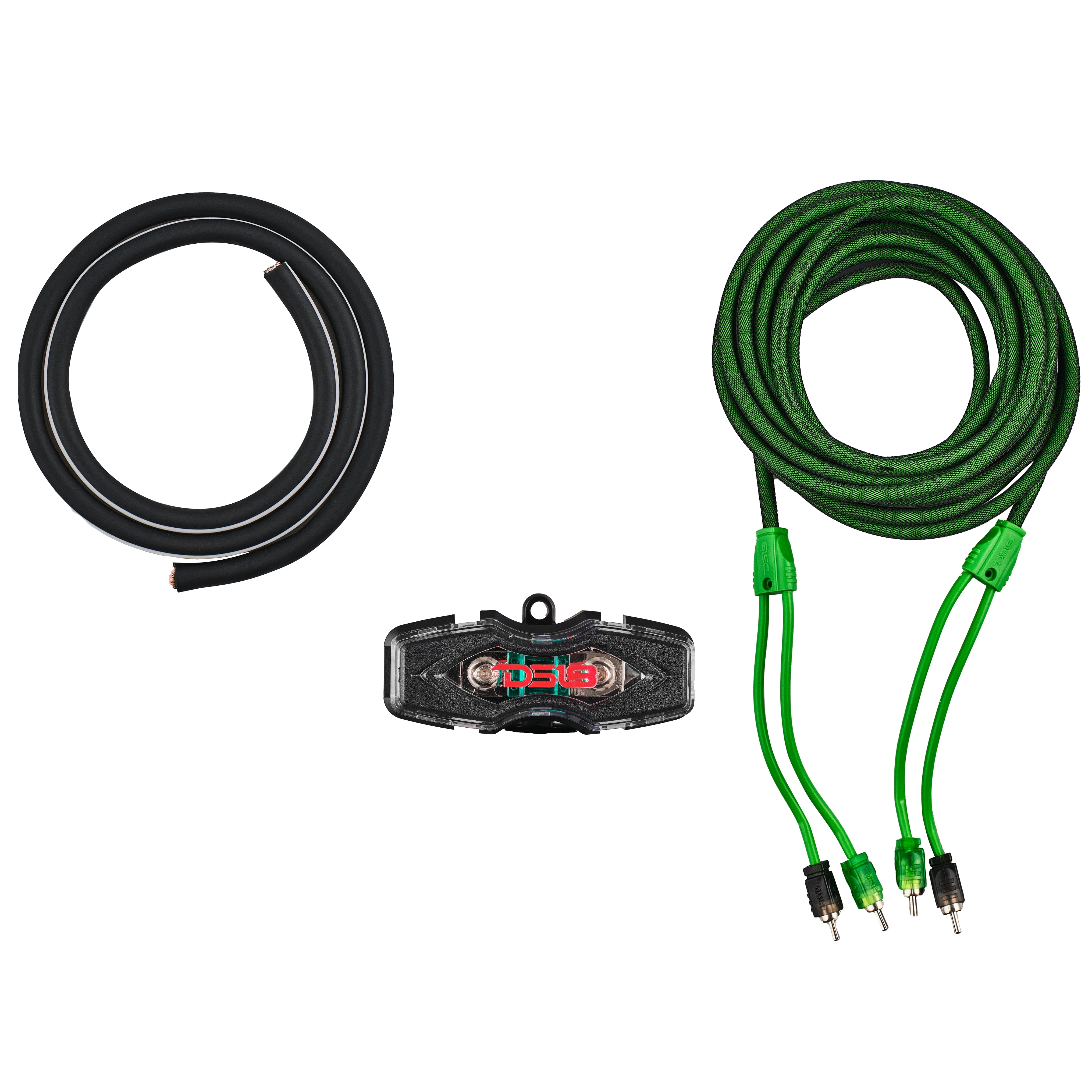 4-GA Amplifier Installation Kit - GREEN - Image 2