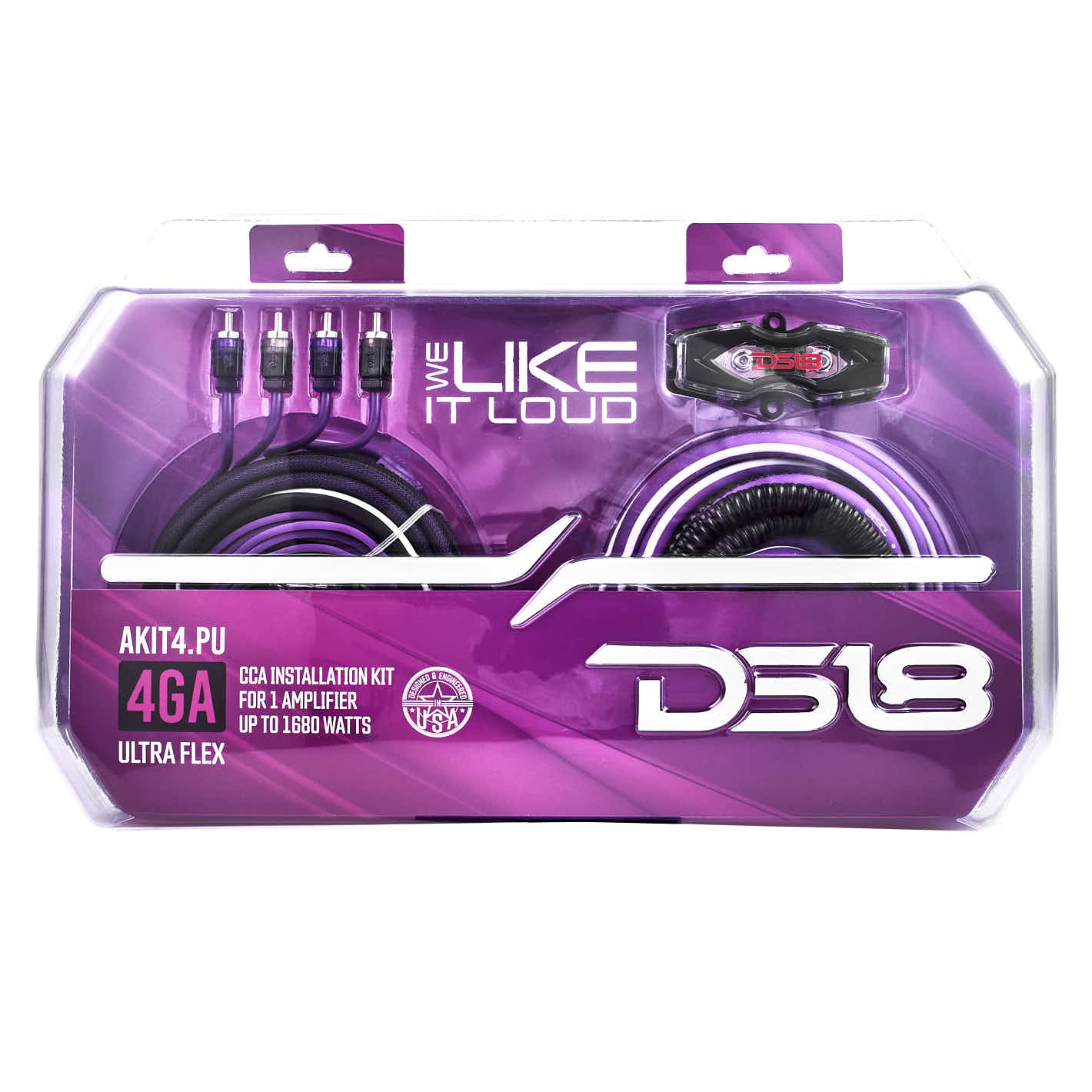 4-GA Amplifier Installation Kit - PURPLE - Image 5